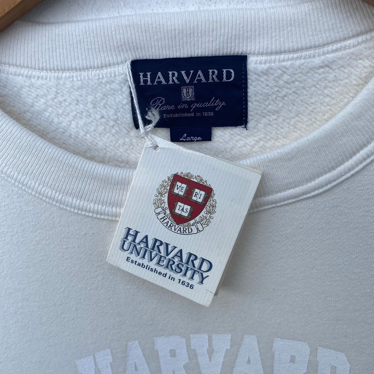 Vintage VINTAGE NOS HARVARD UNIVERSITY SWEATSHIRT LARGE PULLOVER Size US L / EU 52-54 / 3 - 5 Thumbnail