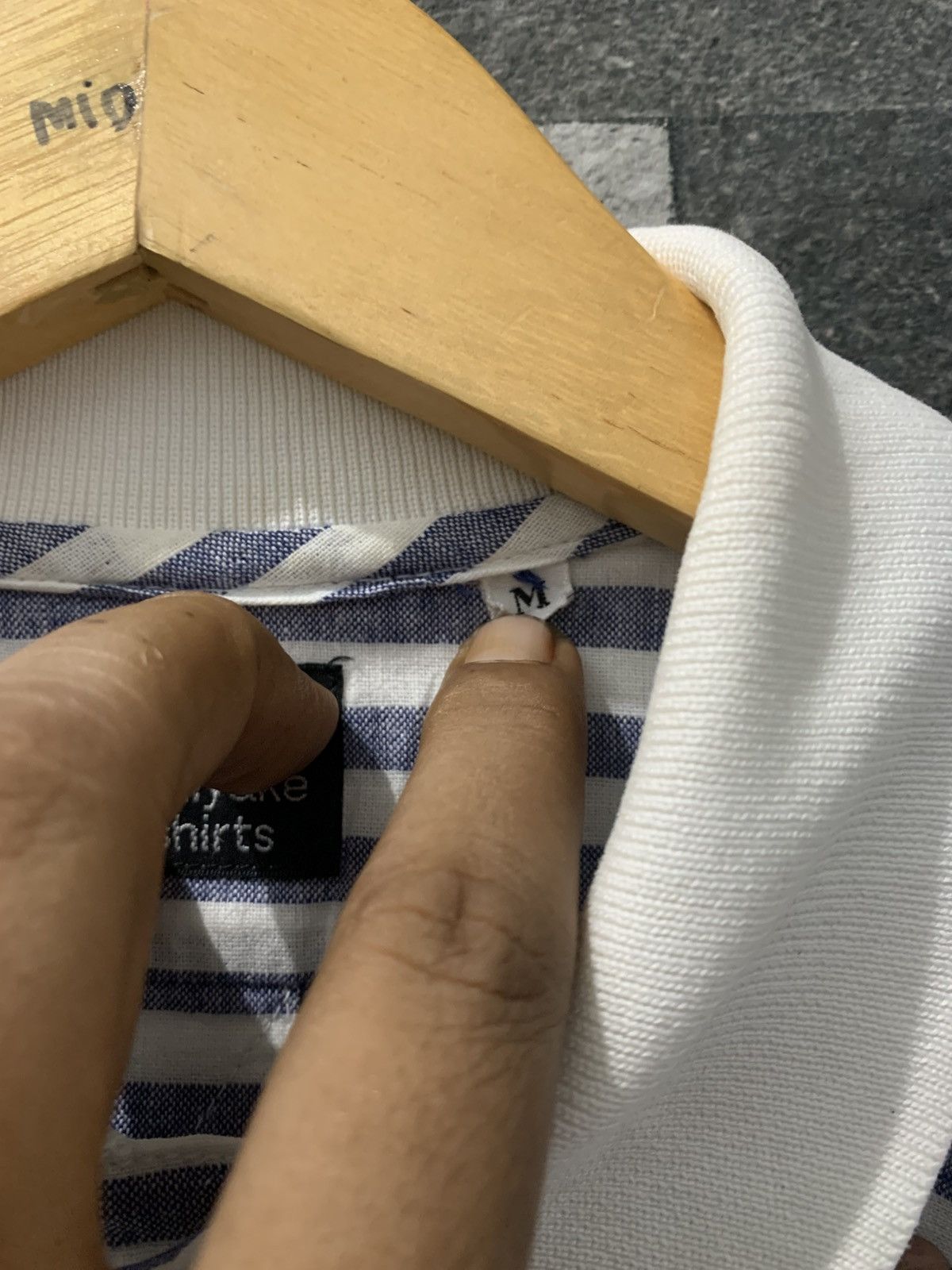 Issey Miyake Vintage ISSEY MIYAKE Striped Polo Size US L / EU 52-54 / 3 - 4 Thumbnail