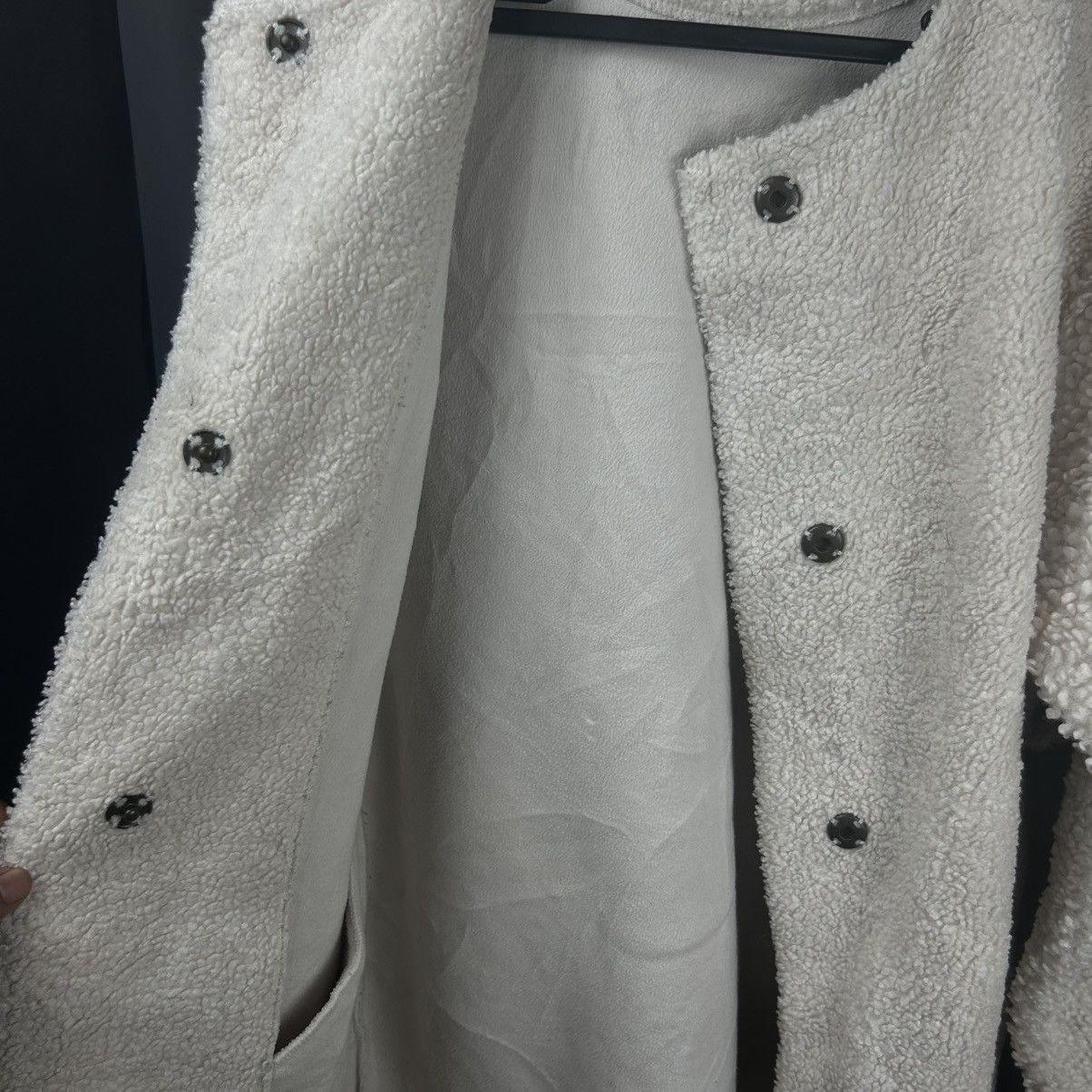 Uniqlo Vintage J.W.Anderson Uniqlo Sherpa Long Jacket Size US S / EU 44-46 / 1 - 9 Thumbnail