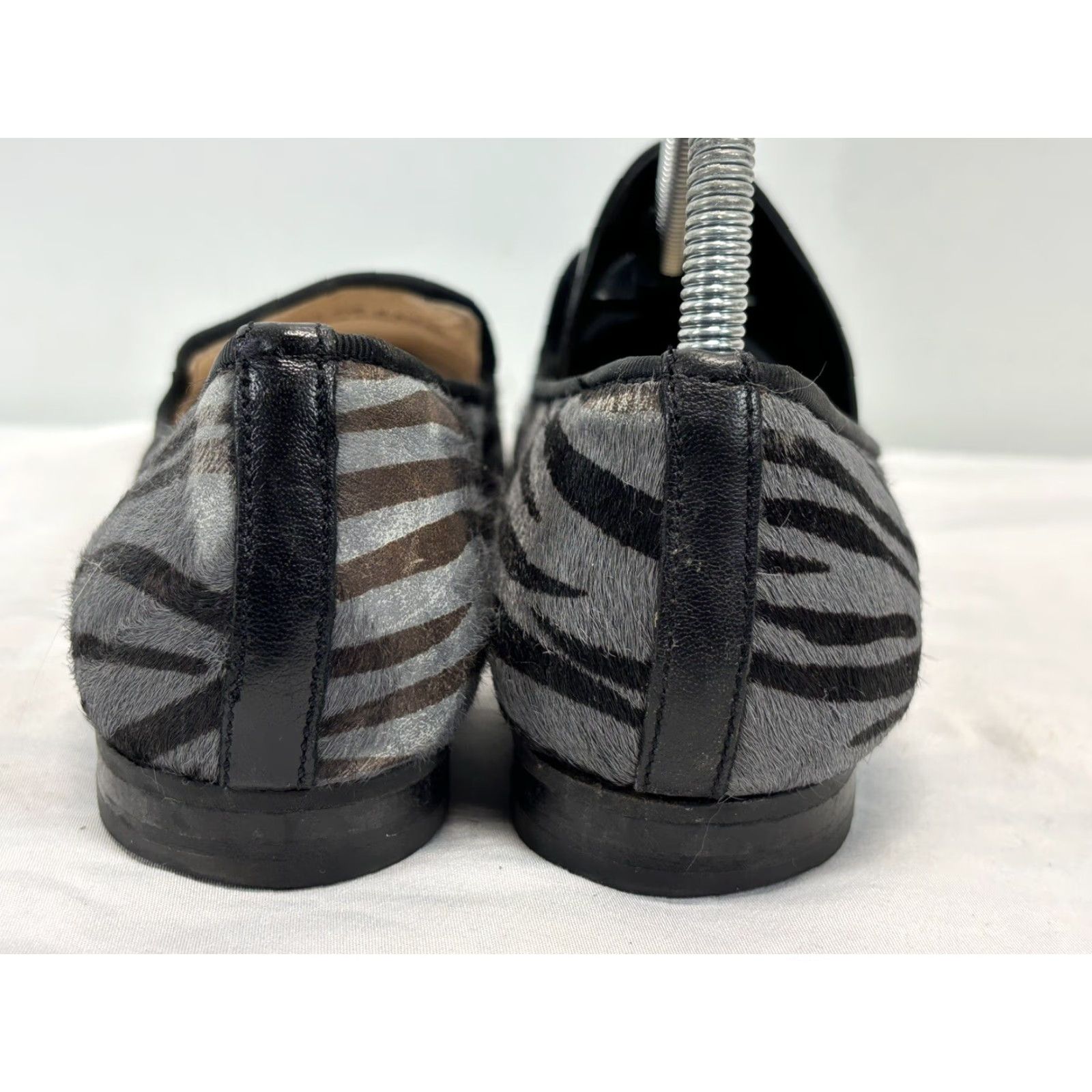 Cole Haan Cole Haan Sabrina calfHair Loafers Size 7.5 Grey Black Zebra Animal Print Womens Size US 7.5 / IT 37.5 - 4 Thumbnail