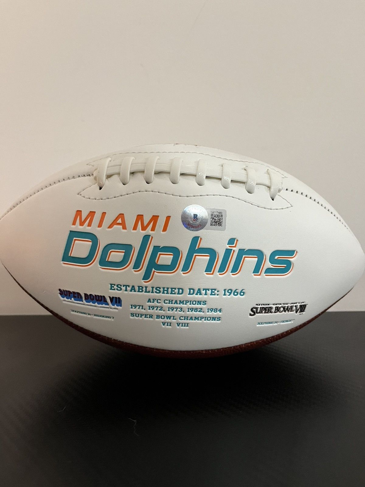 NFL × Nike Tyreek Hill Signed Dolphins NFL Football Size ONE SIZE - 2 Thumbnail