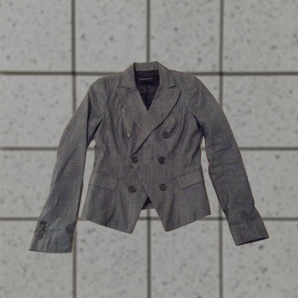 Banana Republic Womens Banana Republic Jacket Blazer 0 Grey Gray Size XS / US 0-2 / IT 36-38 - 1 Thumbnail