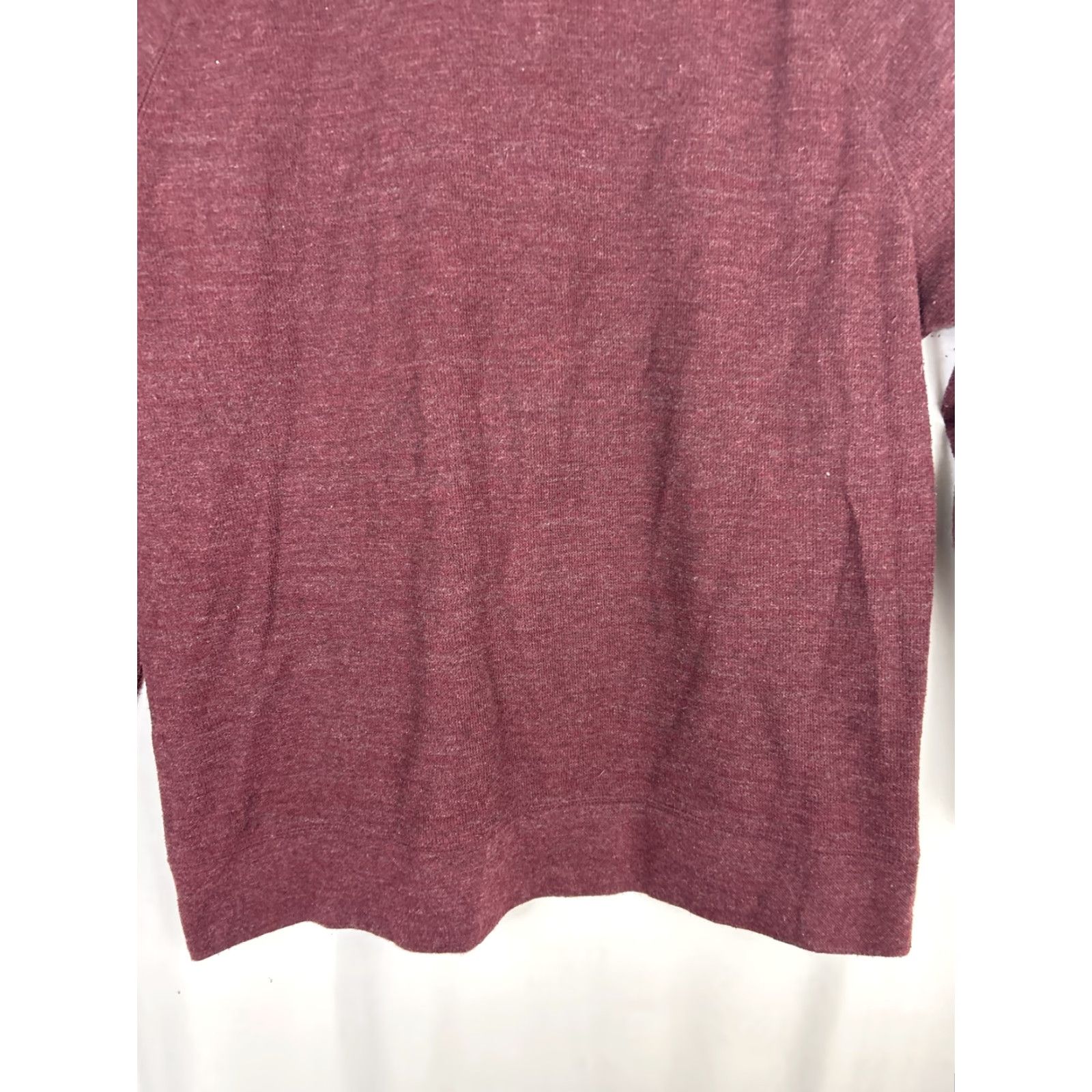 Banana Republic VINTAGE Banana Republic Mens XXL Maroon Thermal Long Sleeve T Shirt Cotton Blend Size US XXL / EU 58 / 5 - 5 Thumbnail