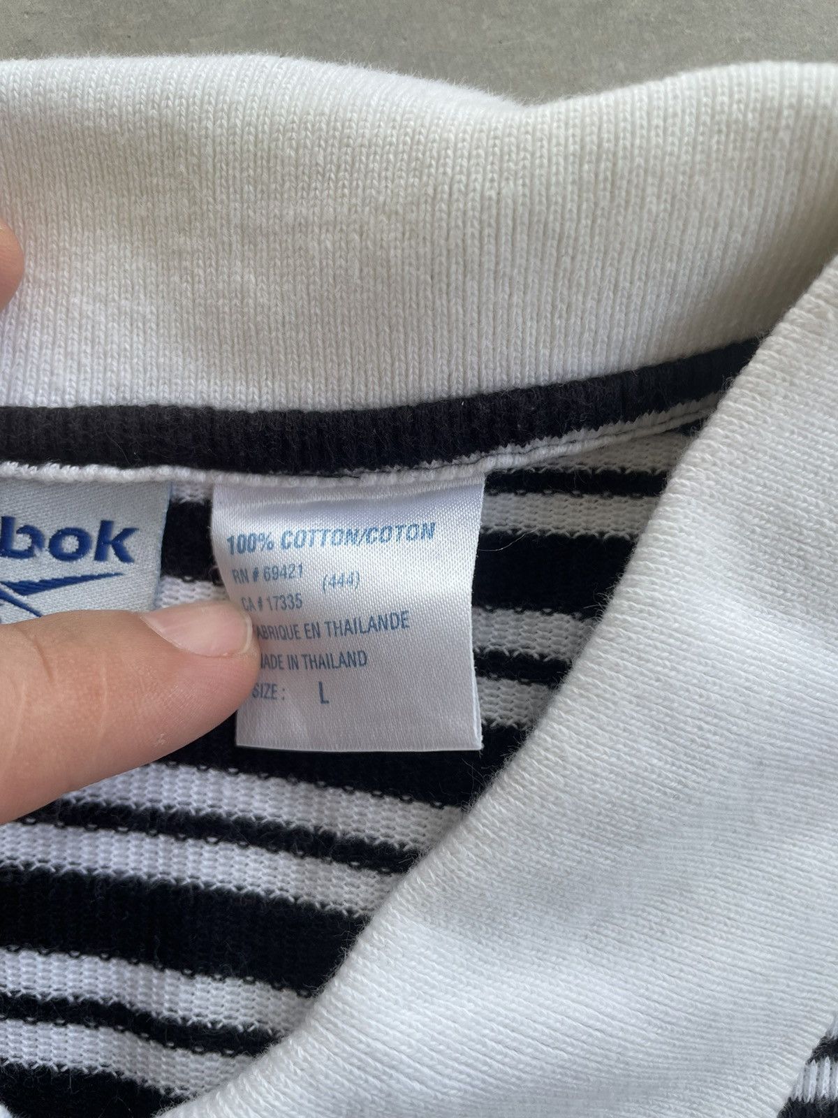Reebok × Vintage VINTAGE REEBOK POLO TEE Size US L / EU 52-54 / 3 - 6 Thumbnail