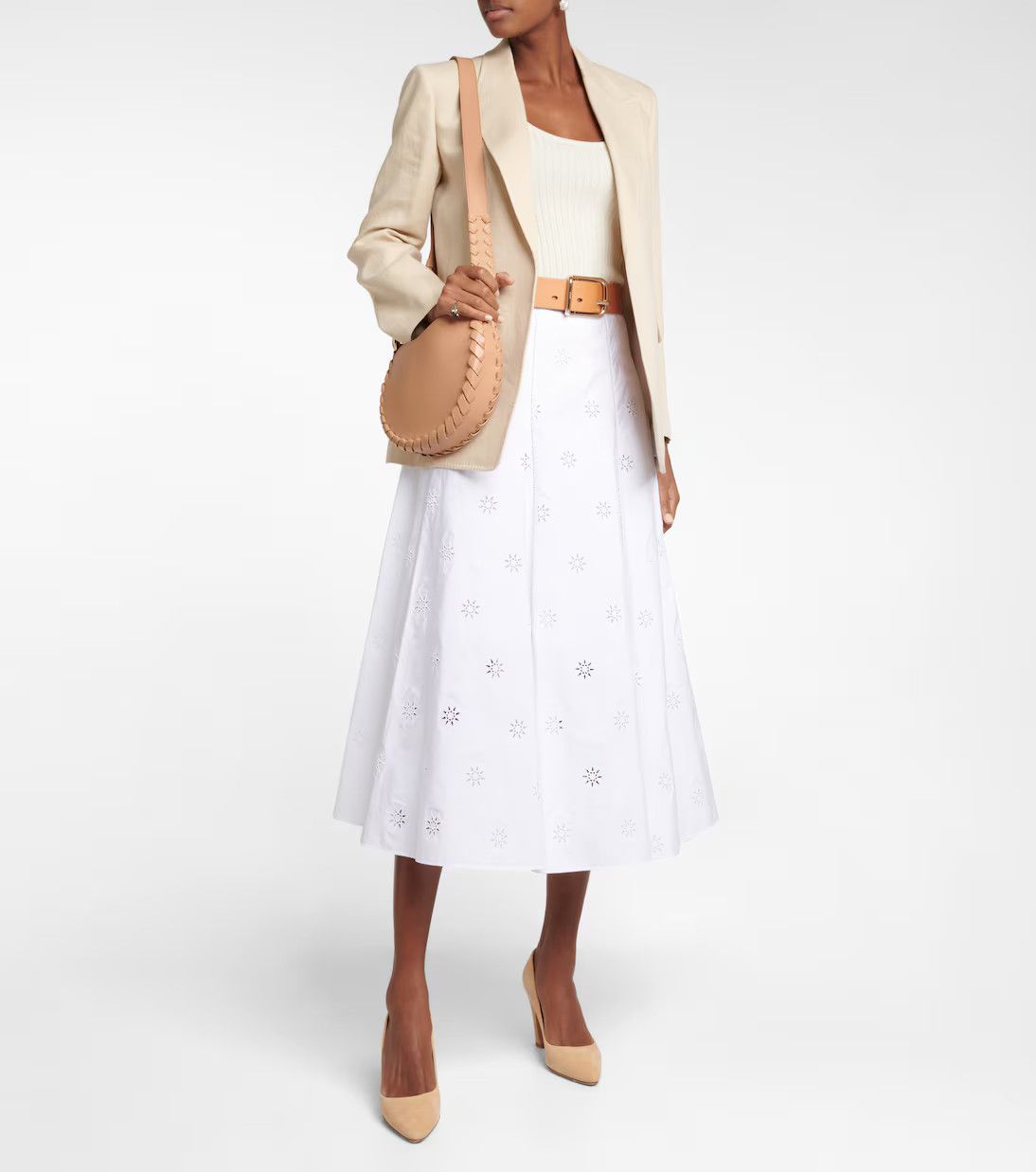 Chloe o1loc1c0425 CHC23 Oli Pumps in Milky Brown Size US 11 / IT 41 - 2 Thumbnail