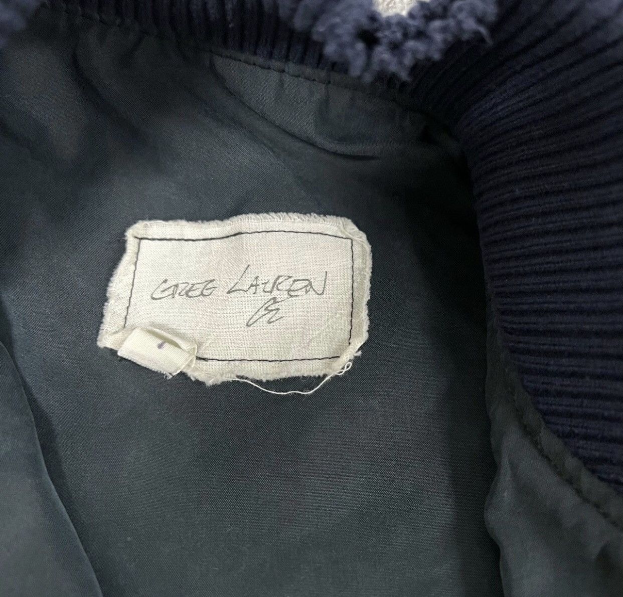 Greg Lauren Greg Lauren Paneled Denim Baseball Jacket 2412-Nextarrow Size US S / EU 44-46 / 1 - 6 Thumbnail