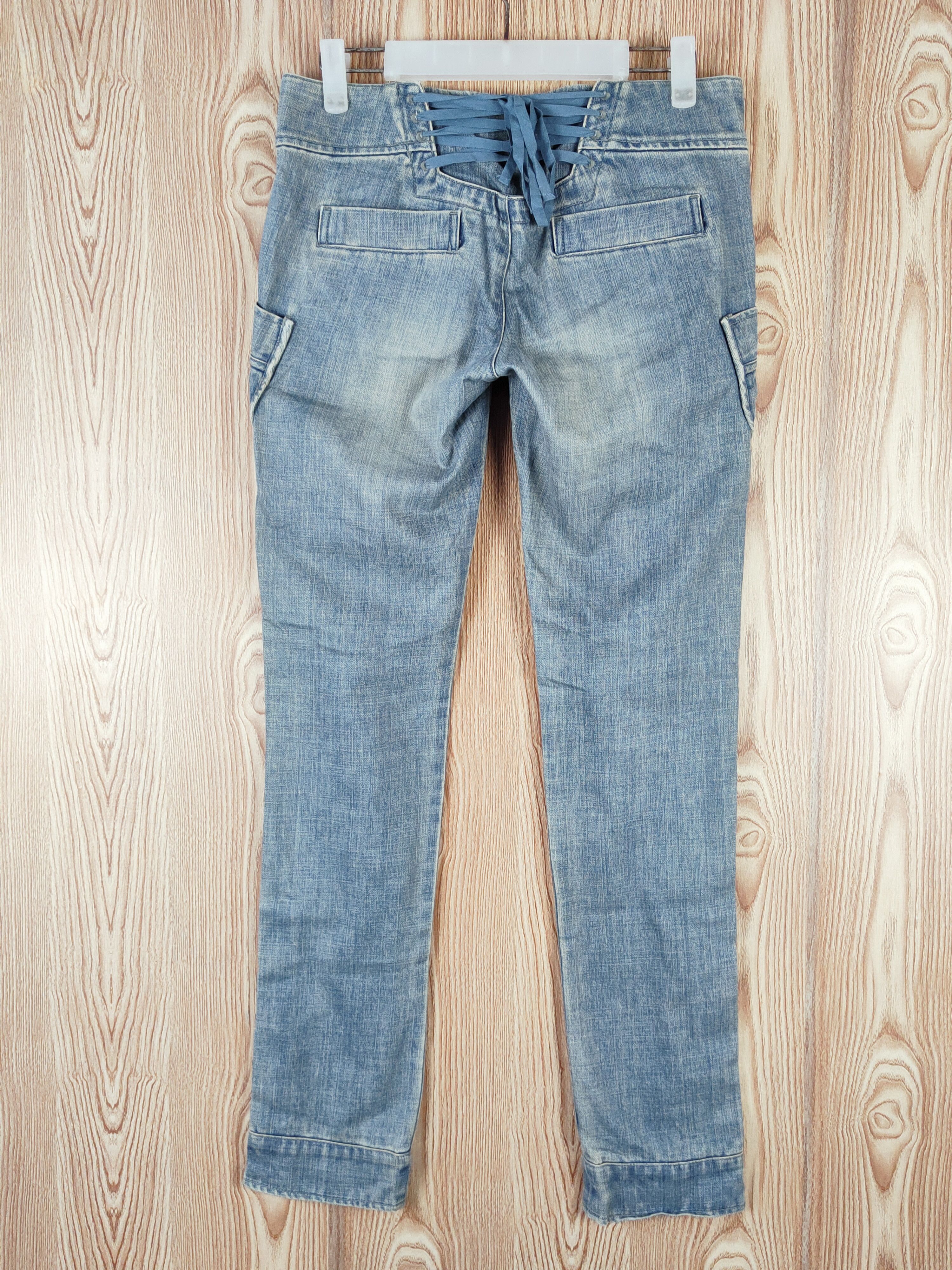 Jil Stuart Jill Stuart Blue Faded Distressed Ripped Jeans #W192 Size 27" / US 4 / IT 40 - 9 Thumbnail