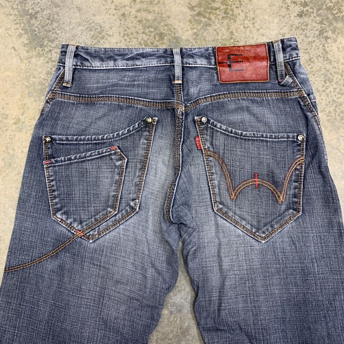 Edwin × Japanese Brand × Vintage Vintage Edwin Clawmark Fade Distressed Jean Size US 29 - 14 Thumbnail