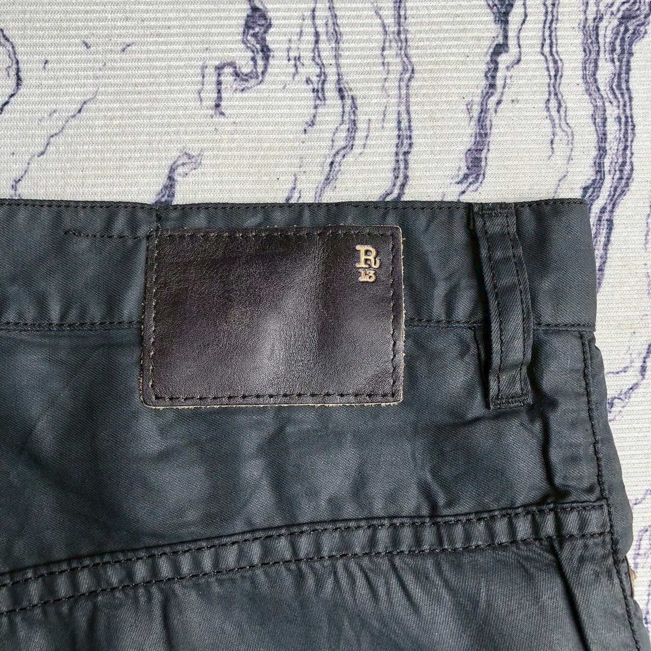 R13 R13 Waxed Droopy Skinny Jeans Made in Italy Size 26/Waist33” Size 33" - 8 Thumbnail
