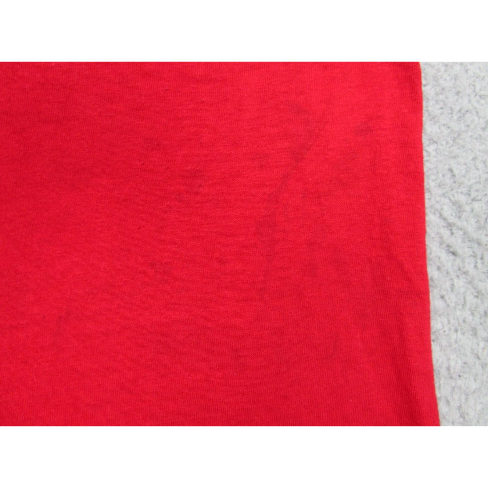 Vintage VINTAGE Hi Cru Canoe Race Shirt Mens Large Red 70s Single Stitch Boat Size US L / EU 52-54 / 3 - 4 Thumbnail