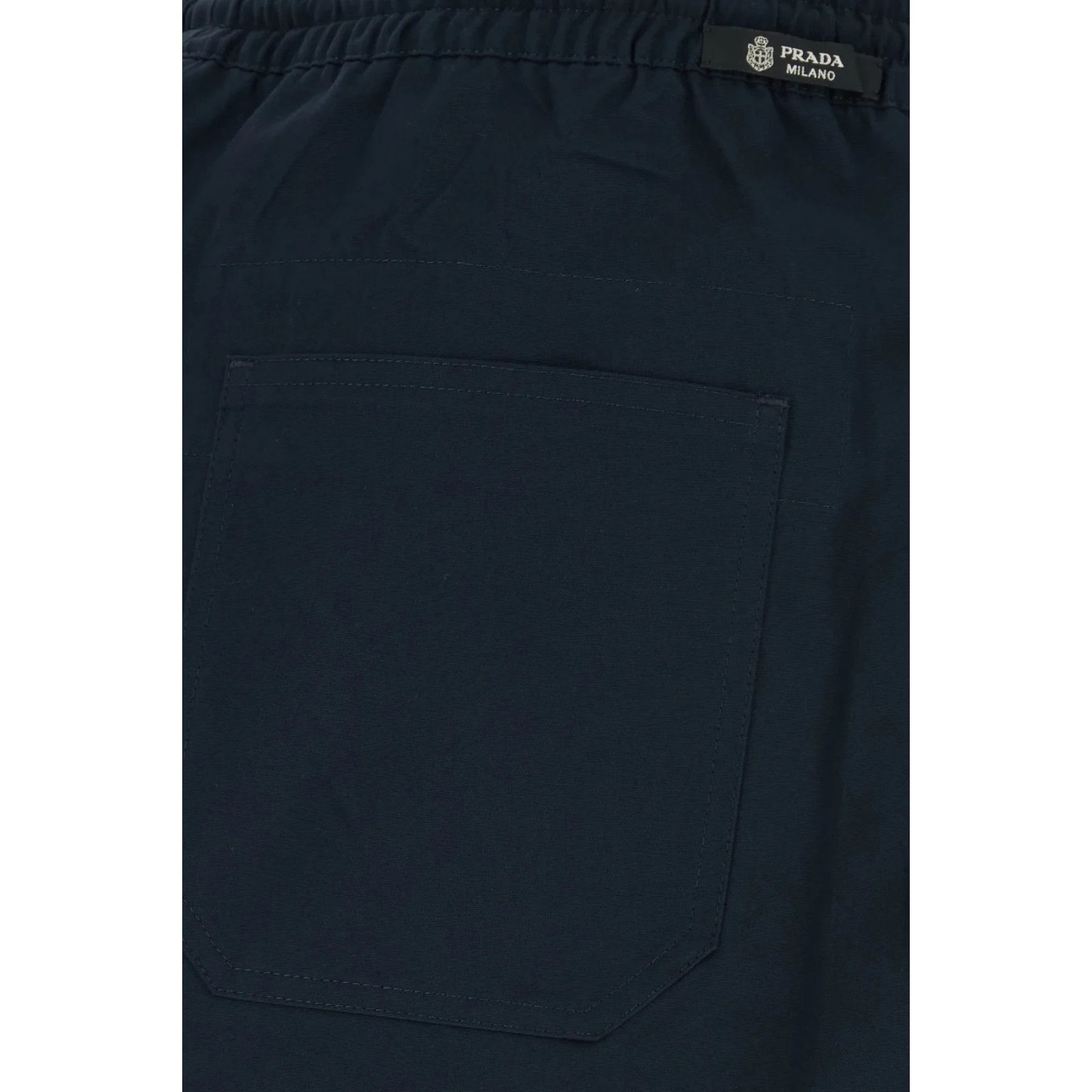 Prada PRADA Dark Blue Poplin Bermuda Shorts New & Authentic (Men's Size US 36 / EU 52 - 3 Thumbnail