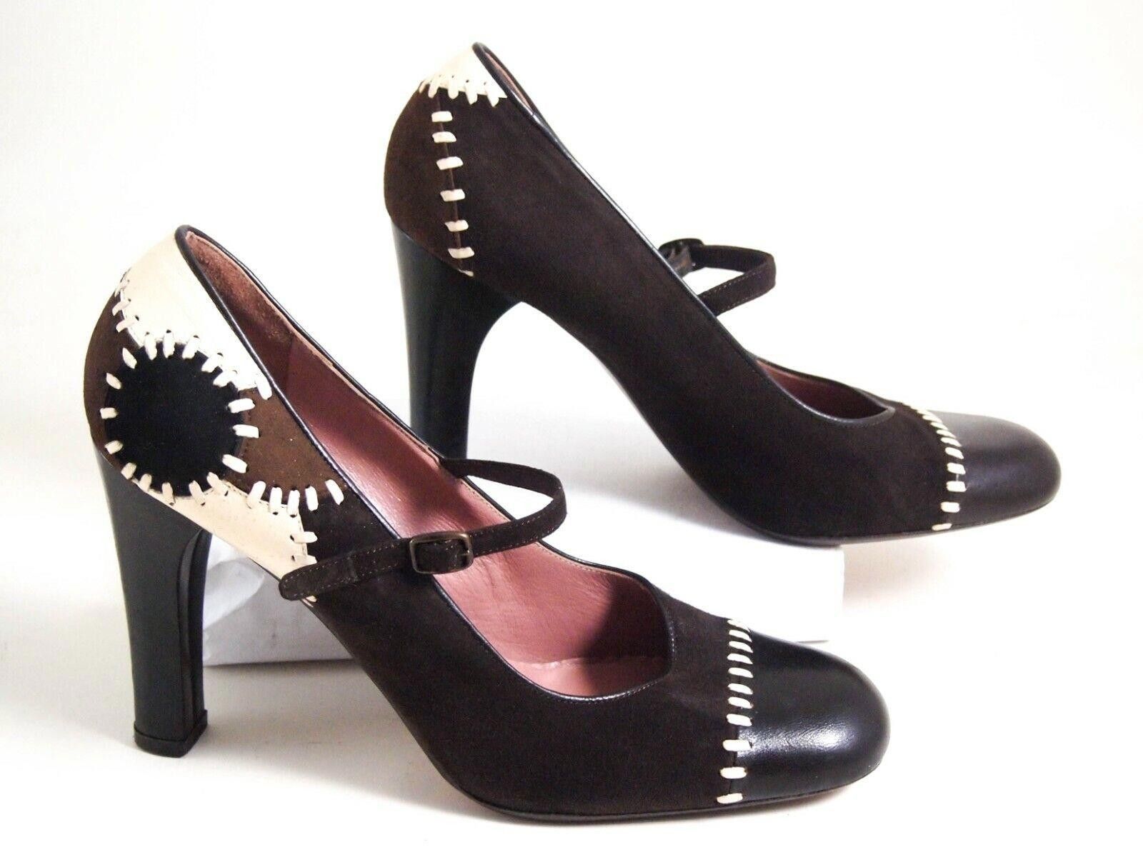 Marni Marni Mary Jane Heels Brown Suede Leather US 8.5 EU 38.5 Size US 8.5 / IT 38.5 - 2 Thumbnail