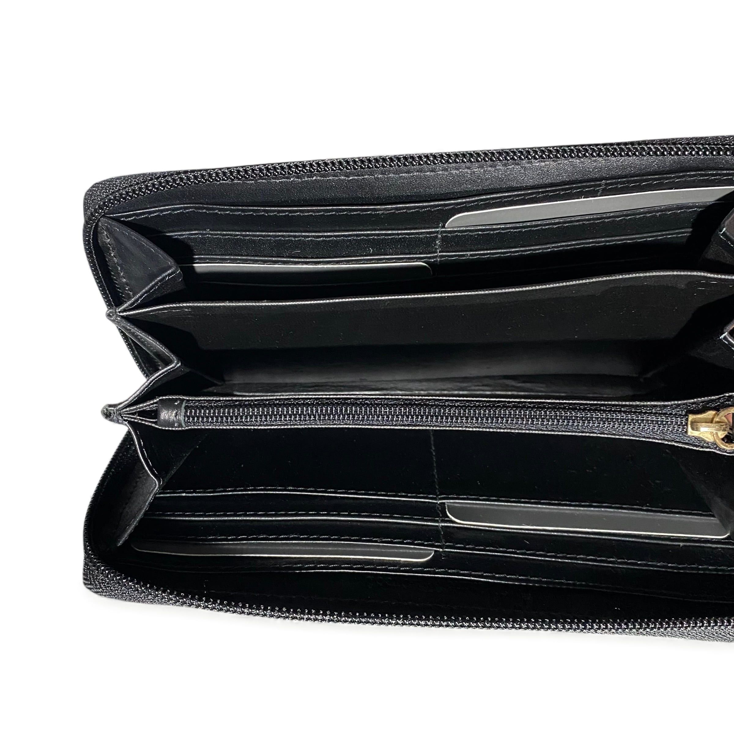 Vivienne Westwood Vivienne Westwood Leather Wallet Round Zip Black Size ONE SIZE - 3 Thumbnail