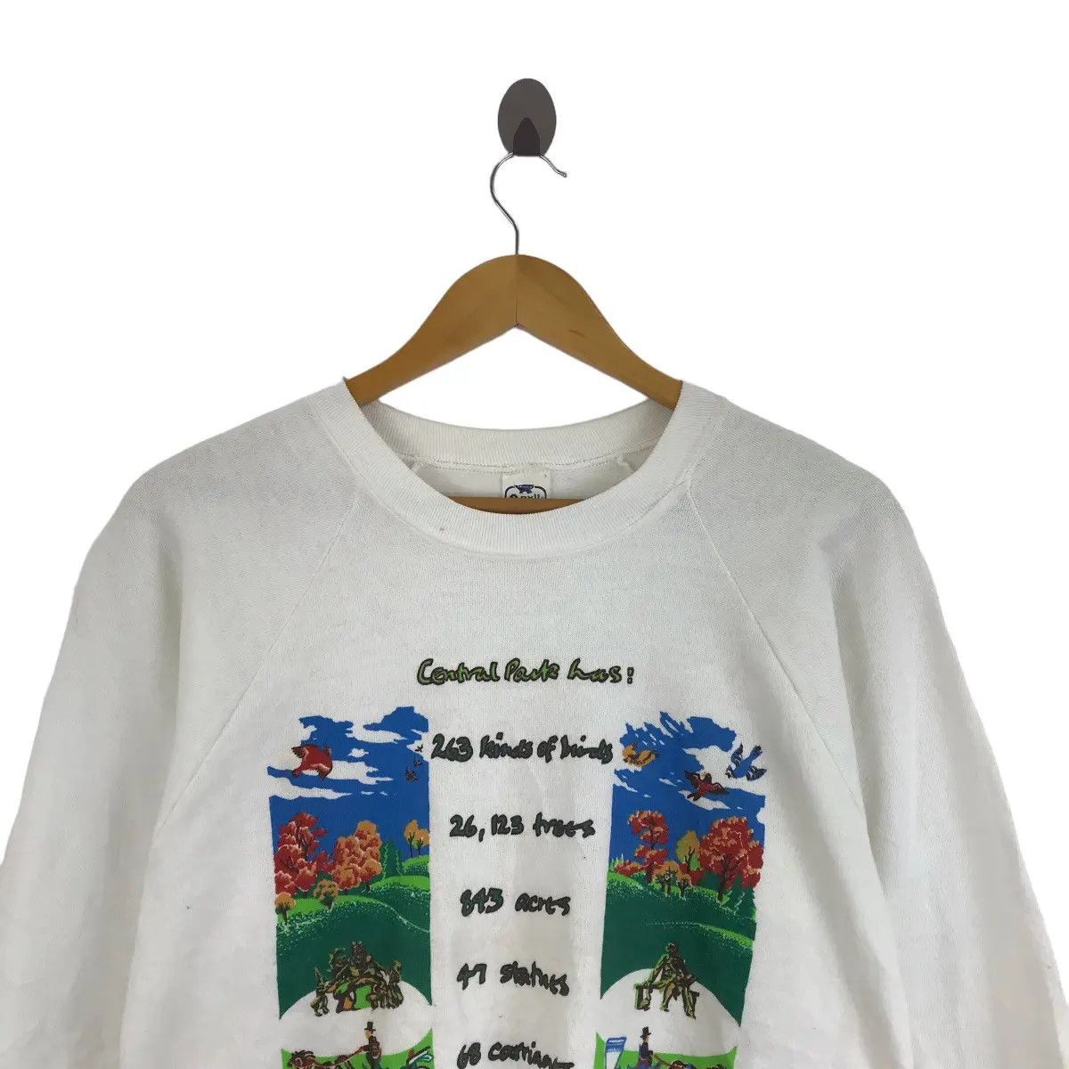 Anvil Vintage 80’ ANVIL Tavern On The Green Central Park Sweatshir Size M / US 6-8 / IT 42-44 - 4 Thumbnail