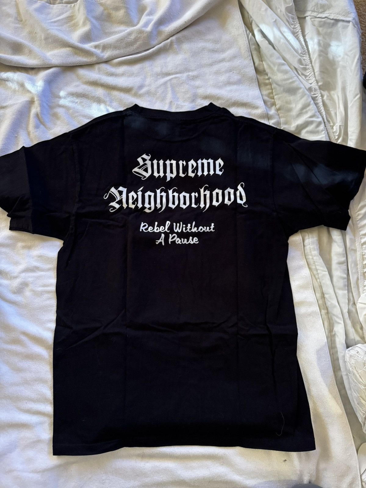 Neighborhood × Supreme Neighborhood Supreme black t shirt Size US L / EU 52-54 / 3 - 5 Thumbnail