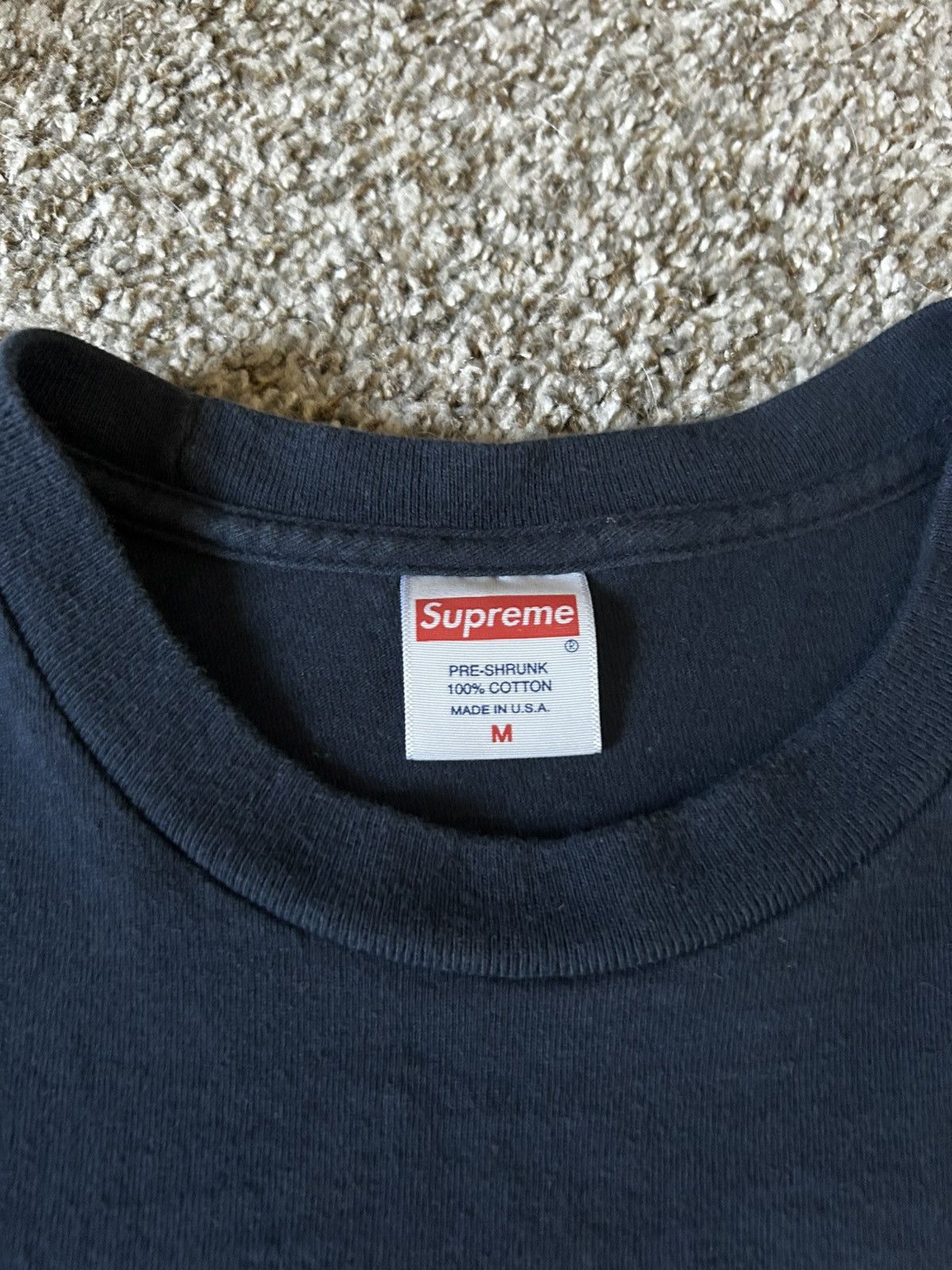 Supreme Supreme Brains Tee Navy Size US M / EU 48-50 / 2 - 3 Thumbnail
