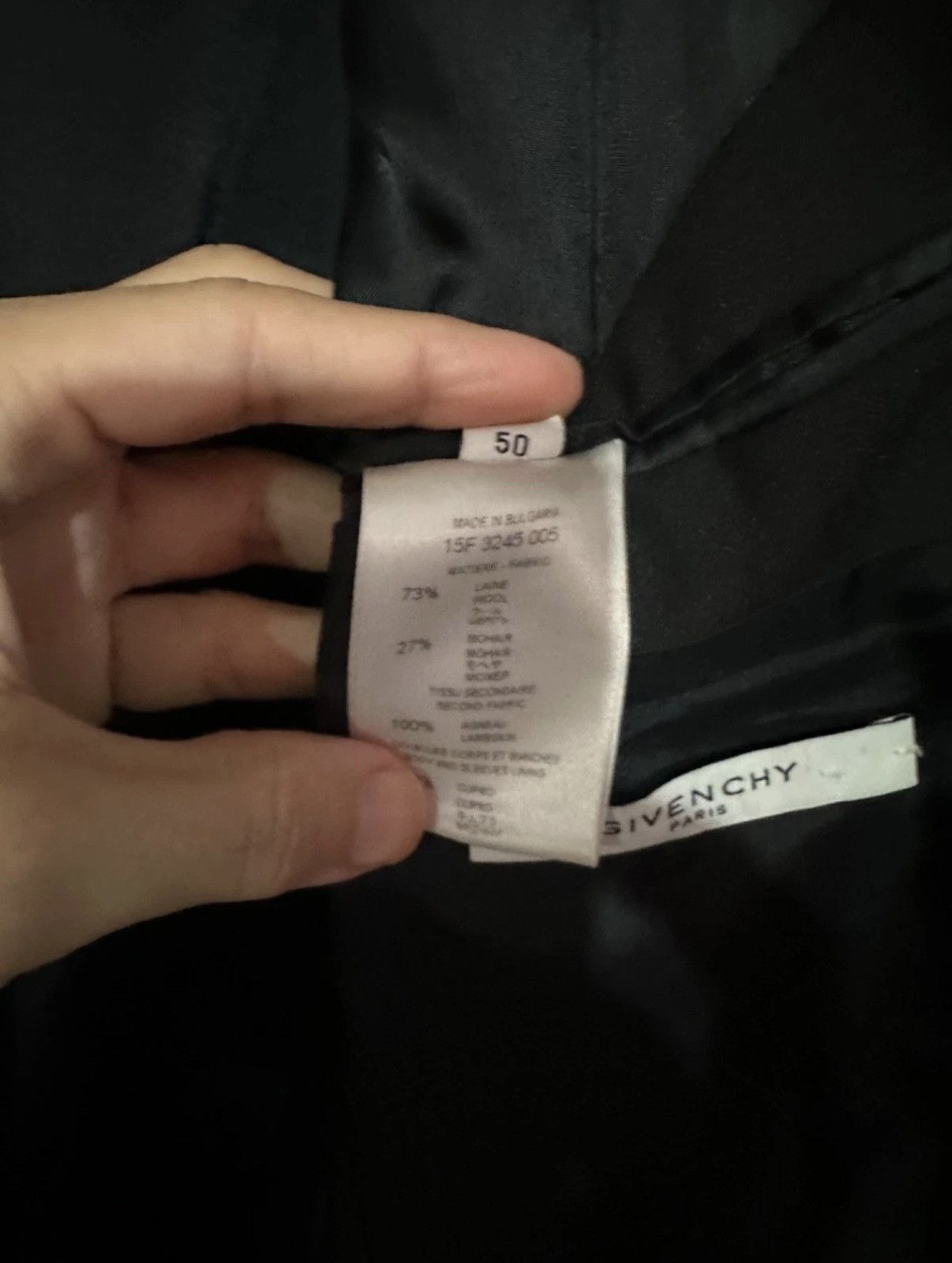 Givenchy Givenchy Leather Collar Blazer Ricardo Tisci Size 50R - 5 Thumbnail