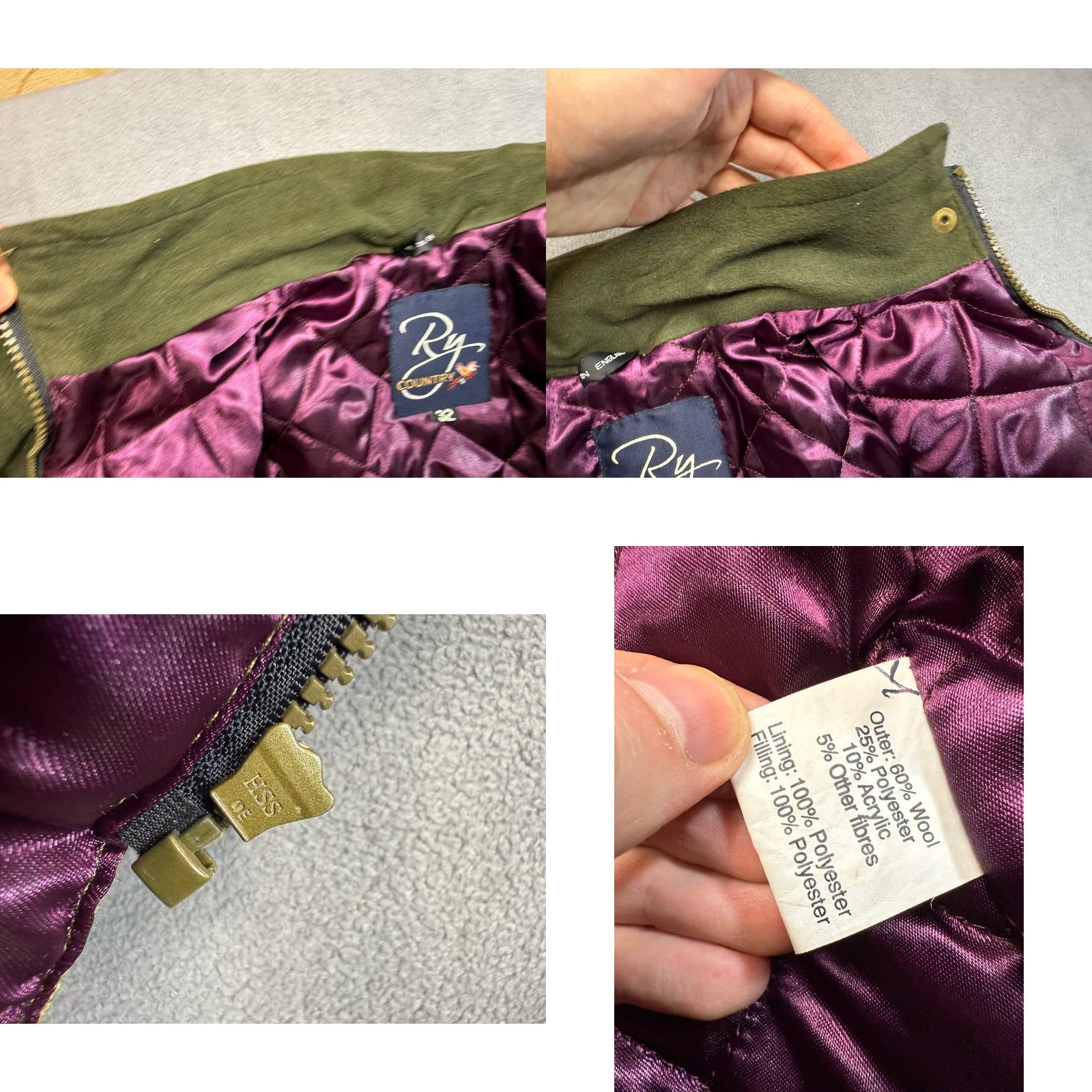 Vintage Rydale Jacket Women 32 Green Wool 60% Wool Basic Jacket Countries Style Adult Women Credible Shipping Details: 60% Wool Colour Green 32 Regular Size Size XXS / US 00 / IT 34 - 11 Thumbnail