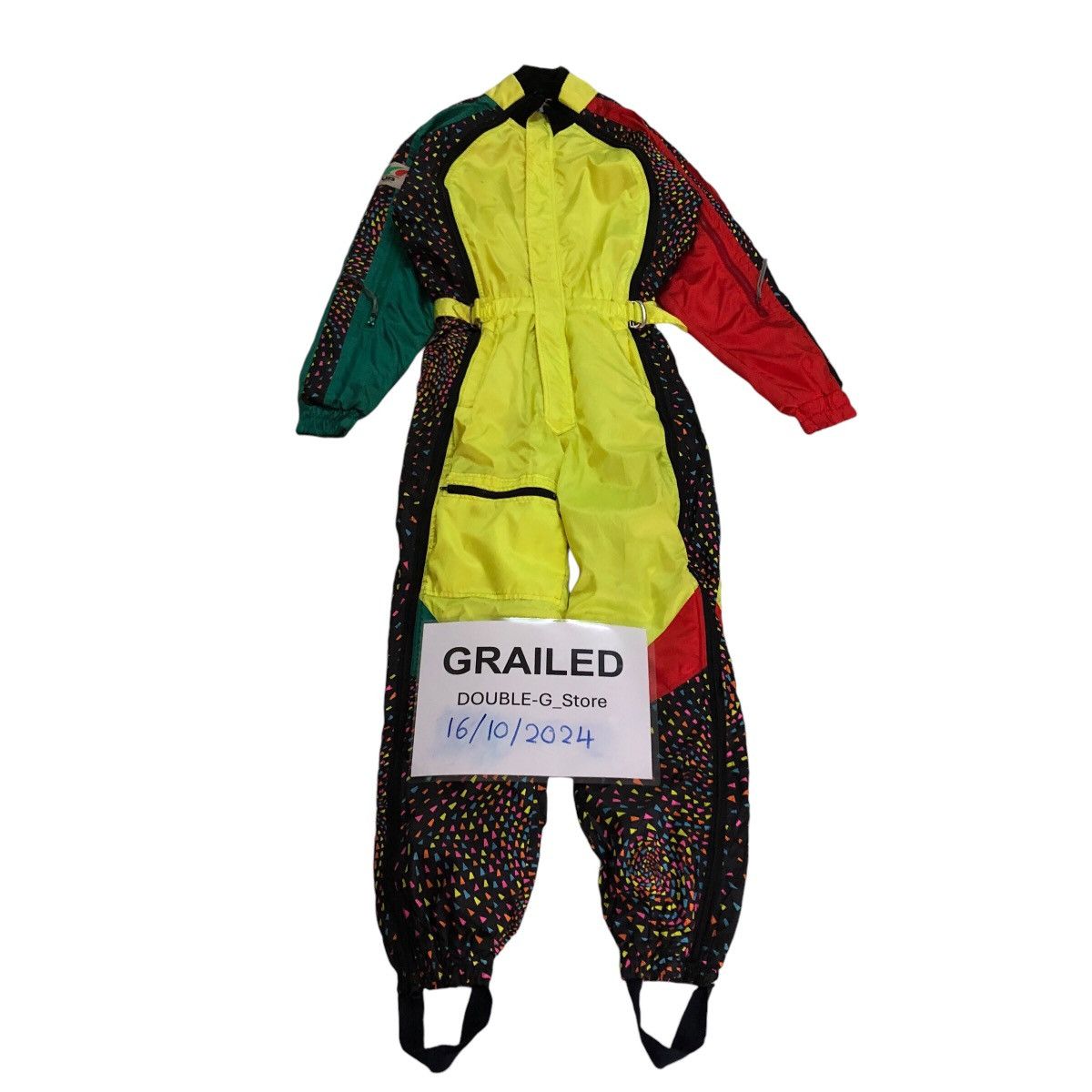 Japanese Brand 📌 Ski Overall Multi Colour Ultralite Products Issey Miyake Size US 30 / EU 46 - 1 Thumbnail