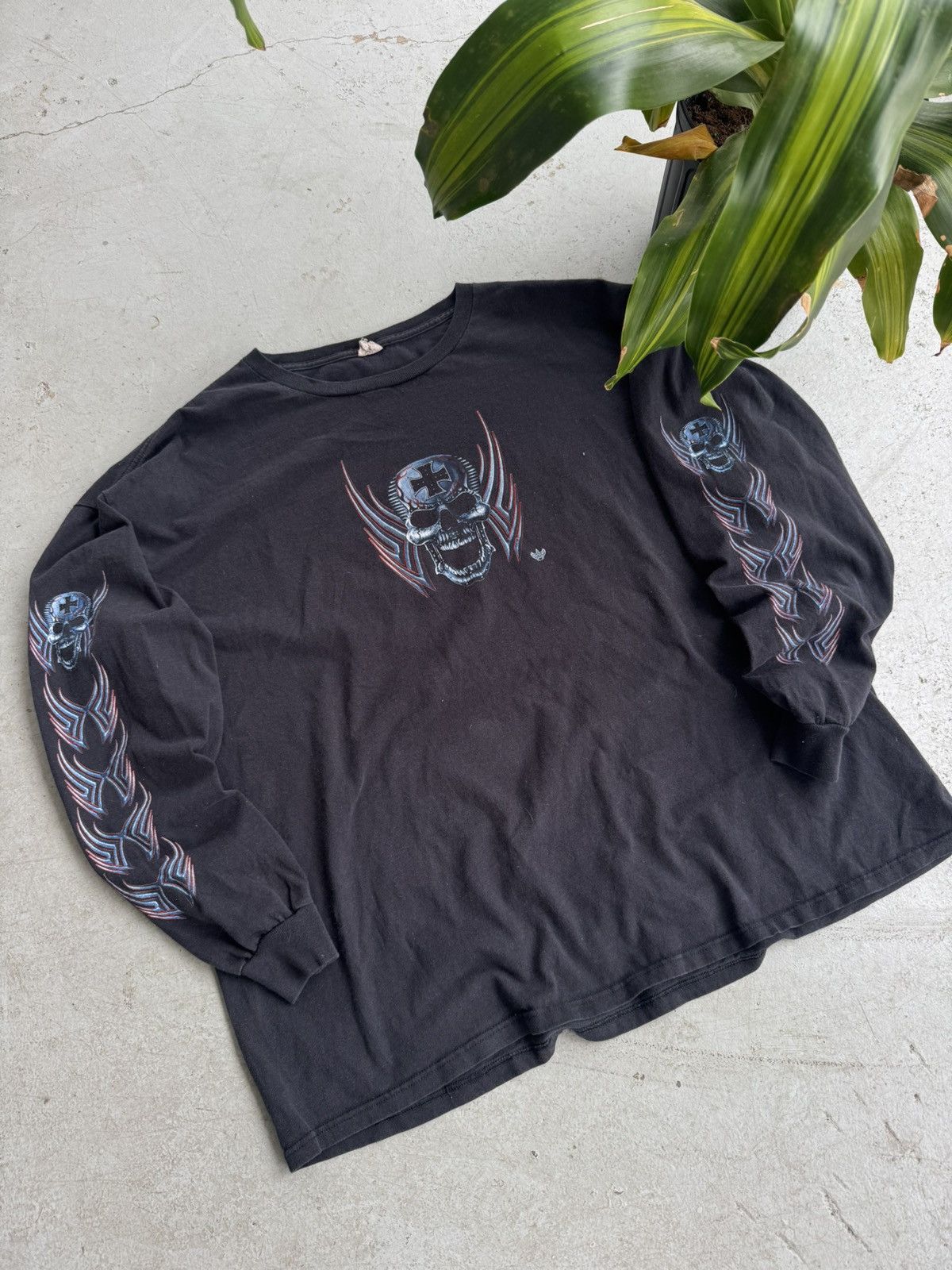 Vintage Y2K West Coast Choppers Style Live To Ride Long-Sleeve Shirt Size US XXL / EU 58 / 5 - 3 Thumbnail