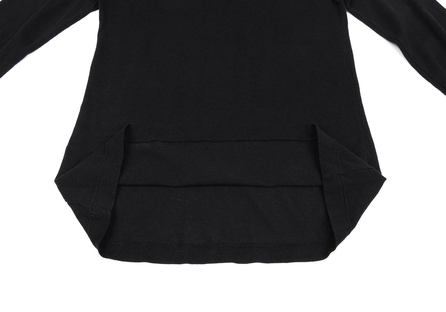 Yohji Yamamoto Yohji Yamamoto Cashmere Blend Polo Shirt Black 3 Size US L / EU 52-54 / 3 - 8 Thumbnail