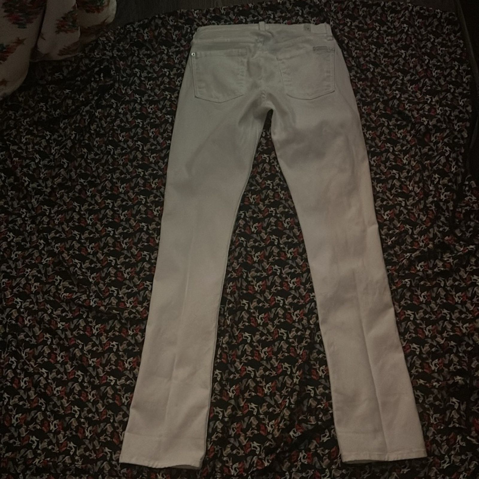 7 For All Mankind 7 For All Mankind 7FAM White Jeans 24 Boho Casual Size 24" / US 00 / IT 34 - 2 Thumbnail