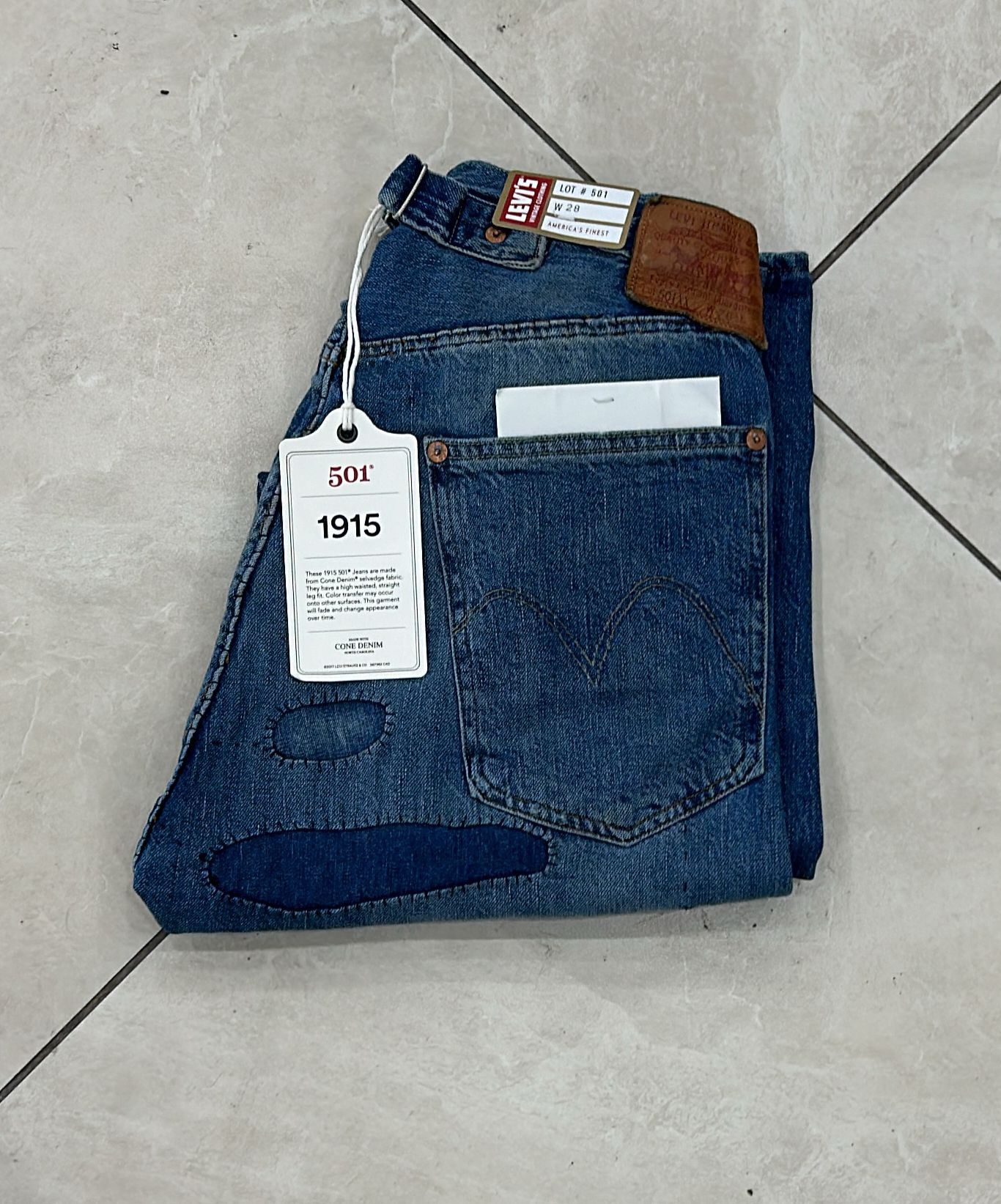 Levi's Vintage Clothing LVC Levi's Vintage Clothing 1915 501XX BigE Selvedge Jeans Size US 28 / EU 44 - 1 Thumbnail