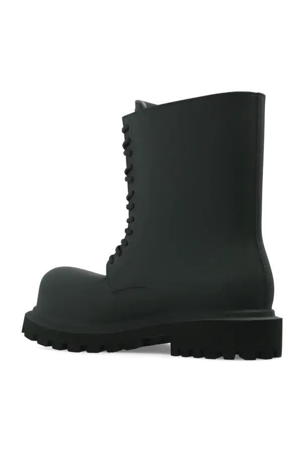 Balenciaga o1in1g0225 Steroid Boots in Dark Green Size US 6 / EU 39 - 4 Thumbnail