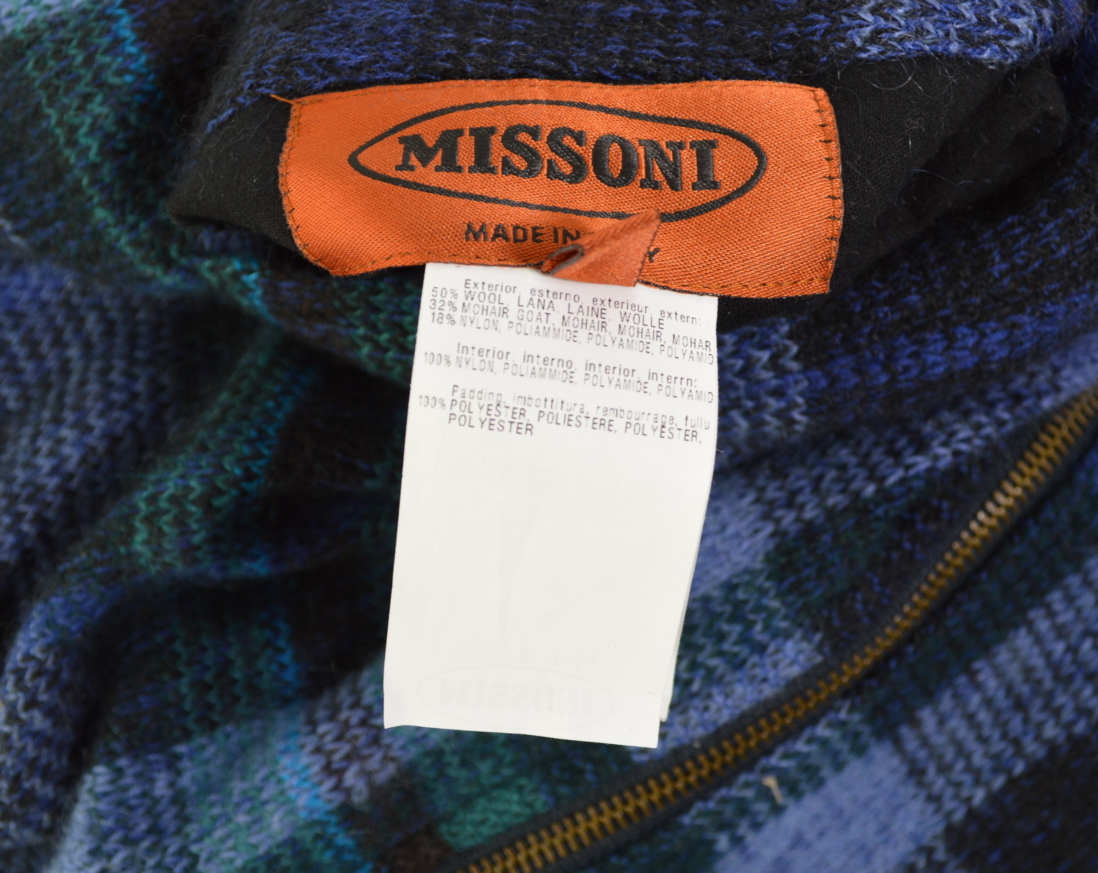 Missoni Men's Missoni Reversible Bomber Jacket XL Blue Italy Size US XL / EU 56 / 4 - 15 Thumbnail