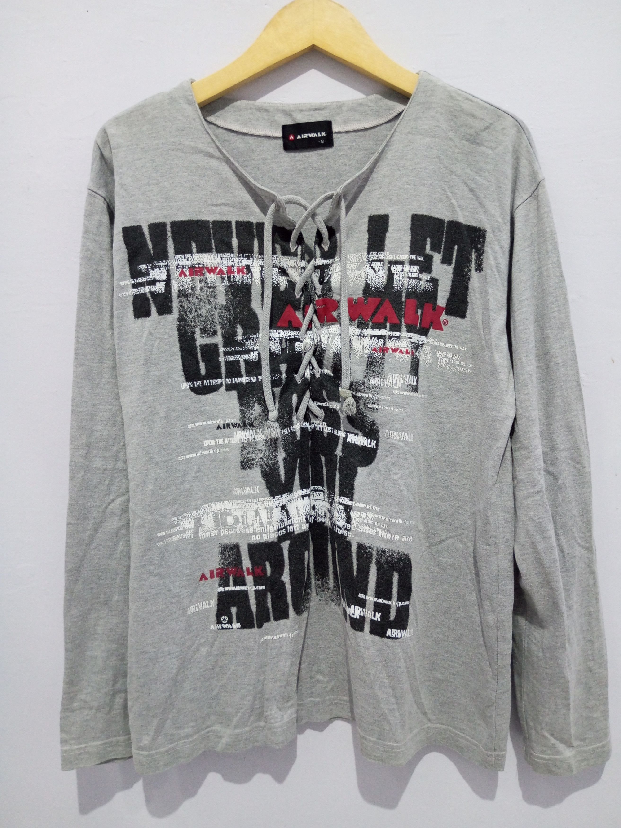 Vintage Airwalk rope poem long sleeve