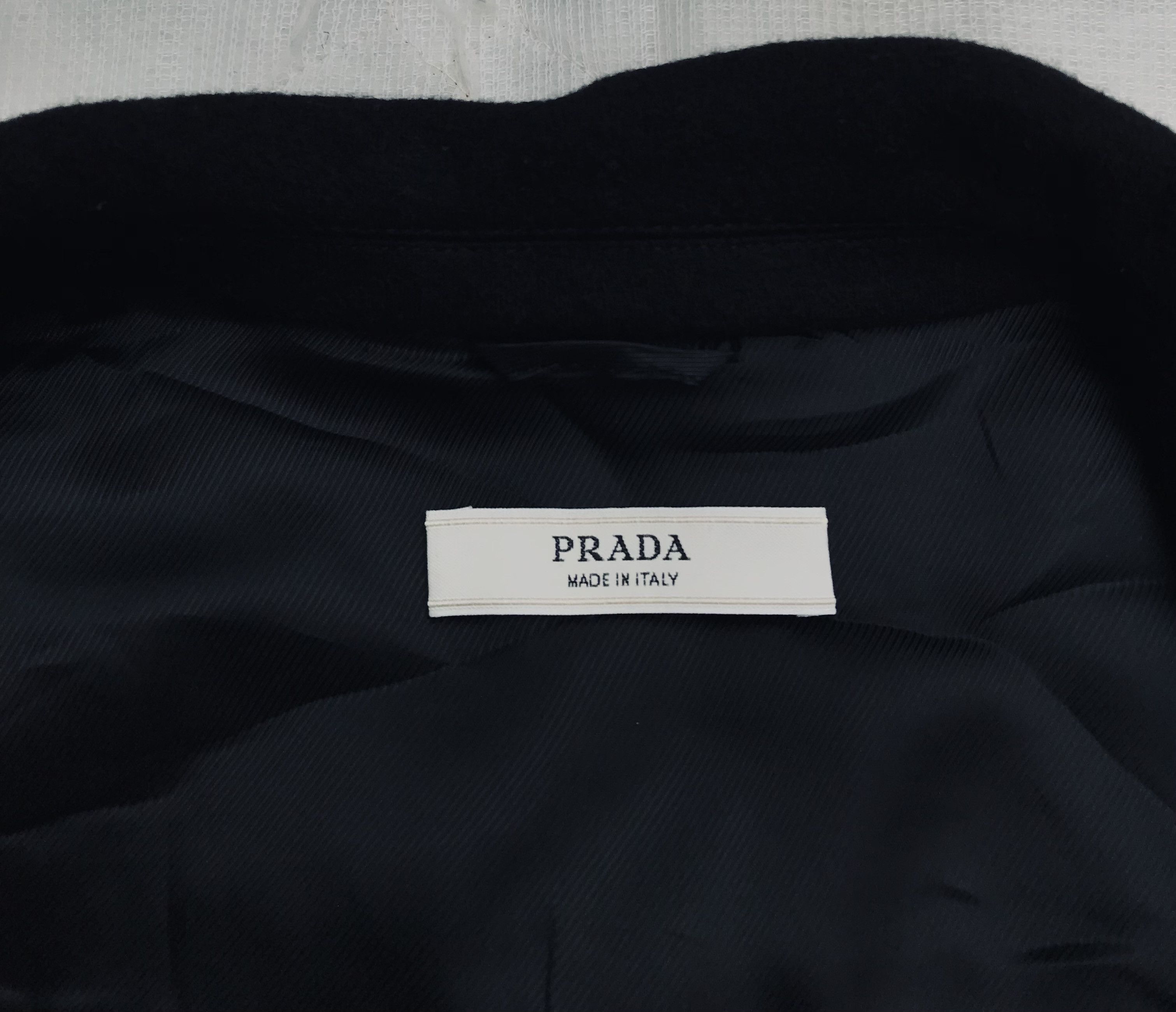Prada Prada Enamel Piping Crop Jacket Blazer Black Large Virgin Size L / US 10 / IT 46 - 7 Thumbnail
