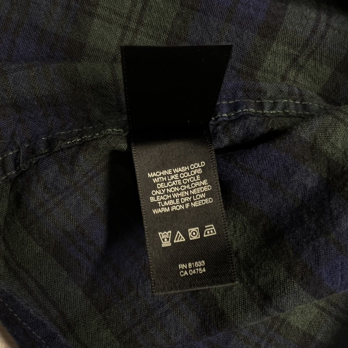 Kenneth Cole Kenneth Cole Reaction Flannel Shirt Button Down Green Blue Size US XL / EU 56 / 4 - 10 Thumbnail