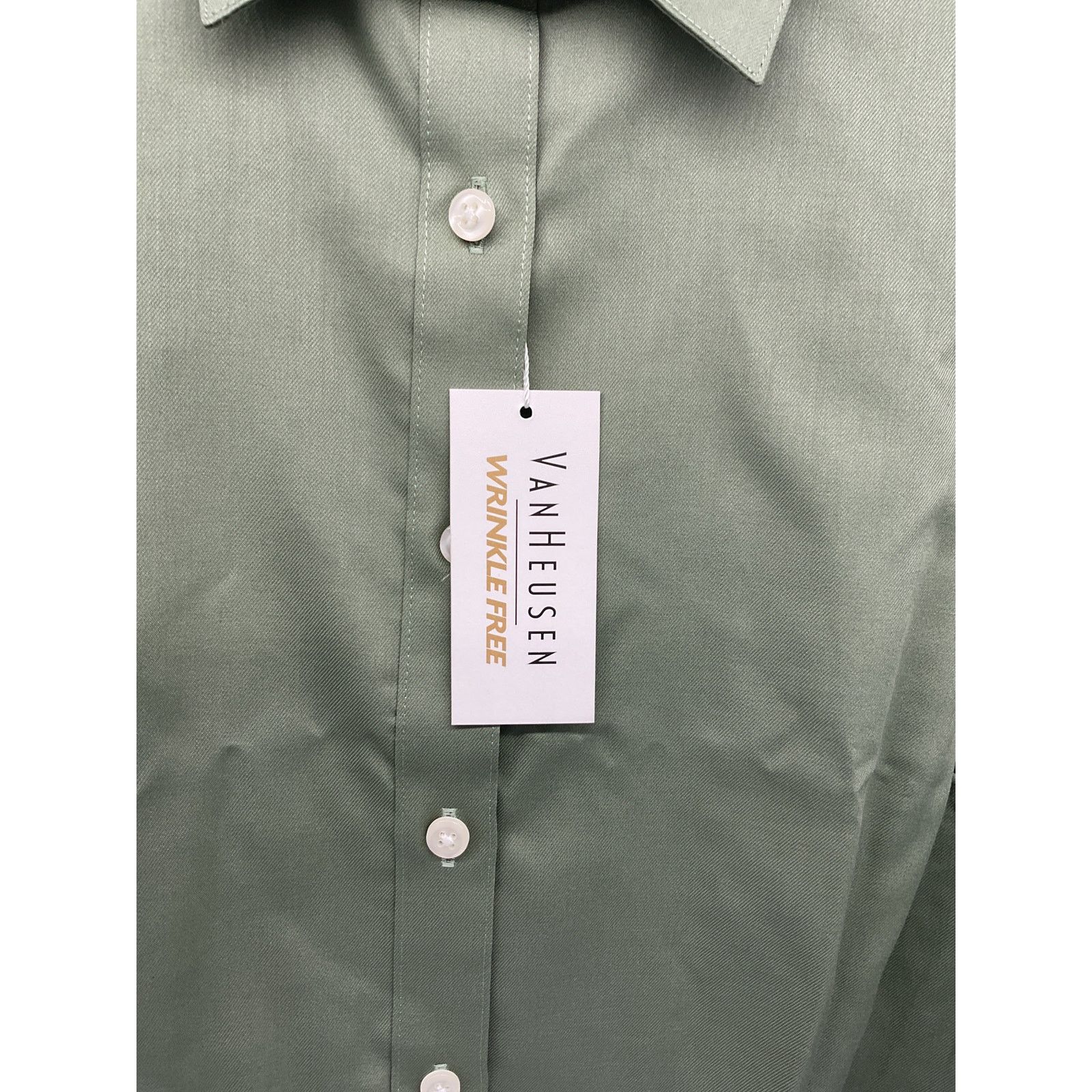 Van Heusen Van Heusen Women’s Button Up Dress Shirt - Size 8-10/ L-S Size L / US 10 / IT 46 - 3 Thumbnail