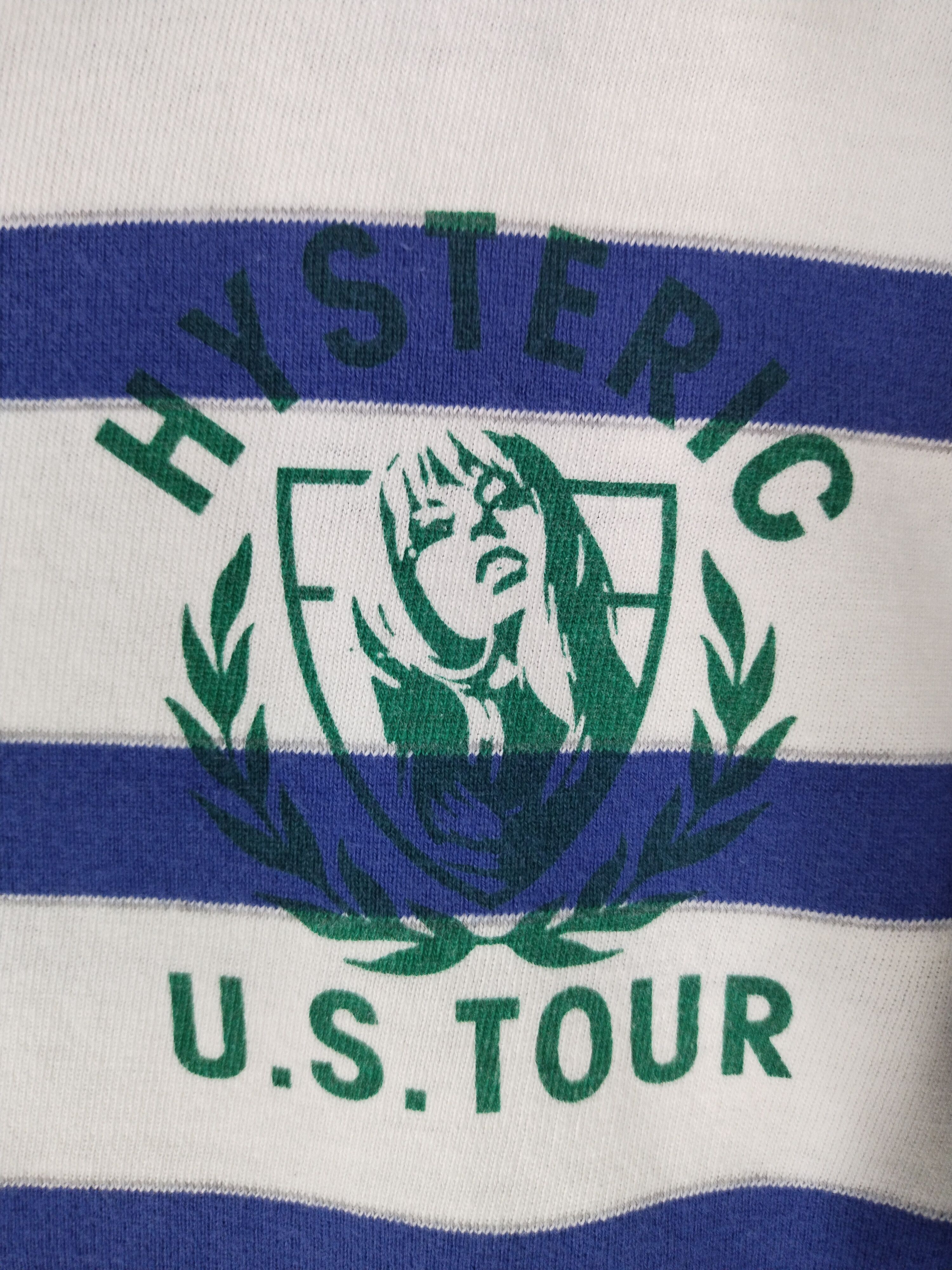 Hysteric Glamour Hysteric Glamour U.S Tour Hysteric Stripe Tee Size US M / EU 48-50 / 2 - 4 Thumbnail