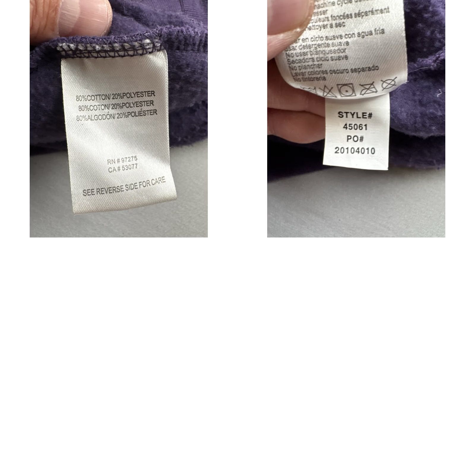 Fox Racing Fox Racing Hoodie Purple Big Logo Spell-Out Y2K Zip Size US S / EU 44-46 / 1 - 11 Thumbnail