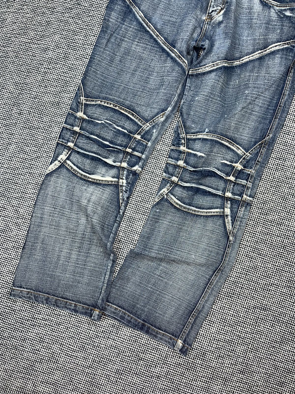 Other sick fade vintage y2k double knee cyber rave baggy jeans Size US 38 / EU 54 - 3 Thumbnail