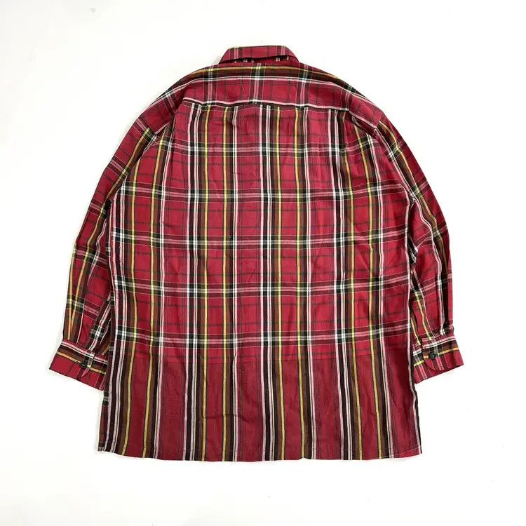 Balenciaga Vintage Balenciaga Plaid Long Shirt Size US M / EU 48-50 / 2 - 9 Thumbnail