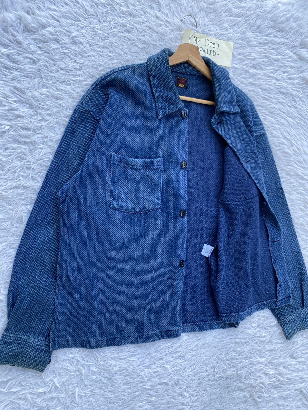 Nepenthes Vintage 90s Nepenthes Blue Worker Chore Jacket Size US L / EU 52-54 / 3 - 8 Thumbnail