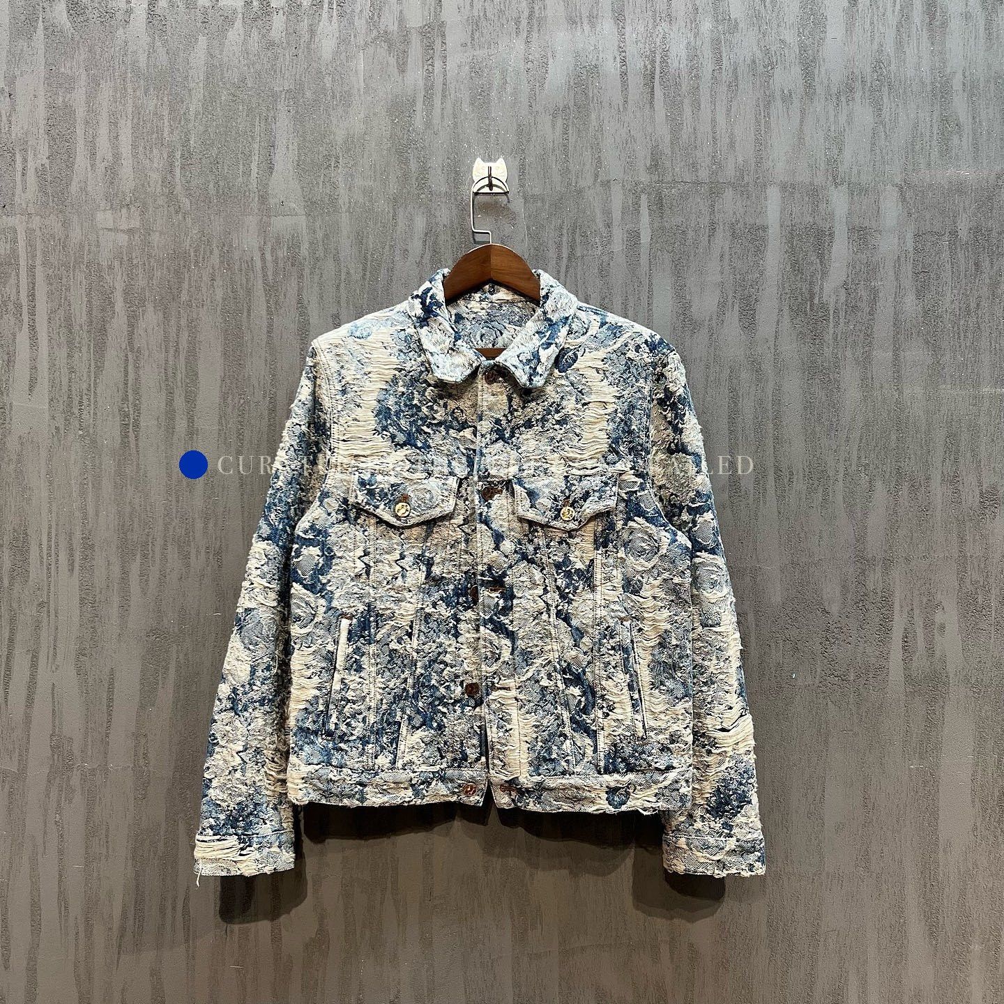 Louis Vuitton Floral Print Denim Jacket in Blue Size US M / EU 48-50 / 2 - 1 Thumbnail