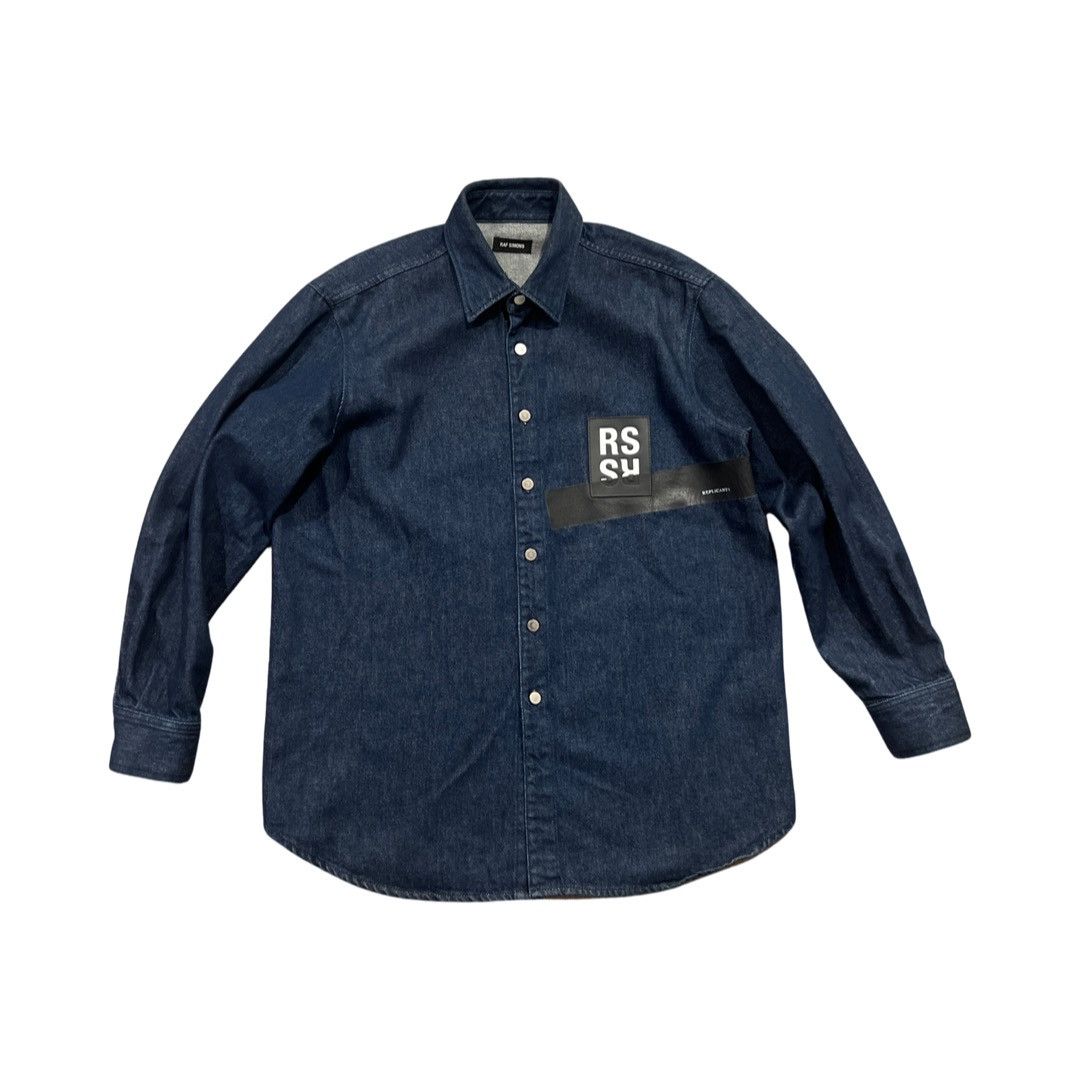 Raf Simons RAF SIMONS STRAIGHT FIT DENIM SHIRT | Grailed