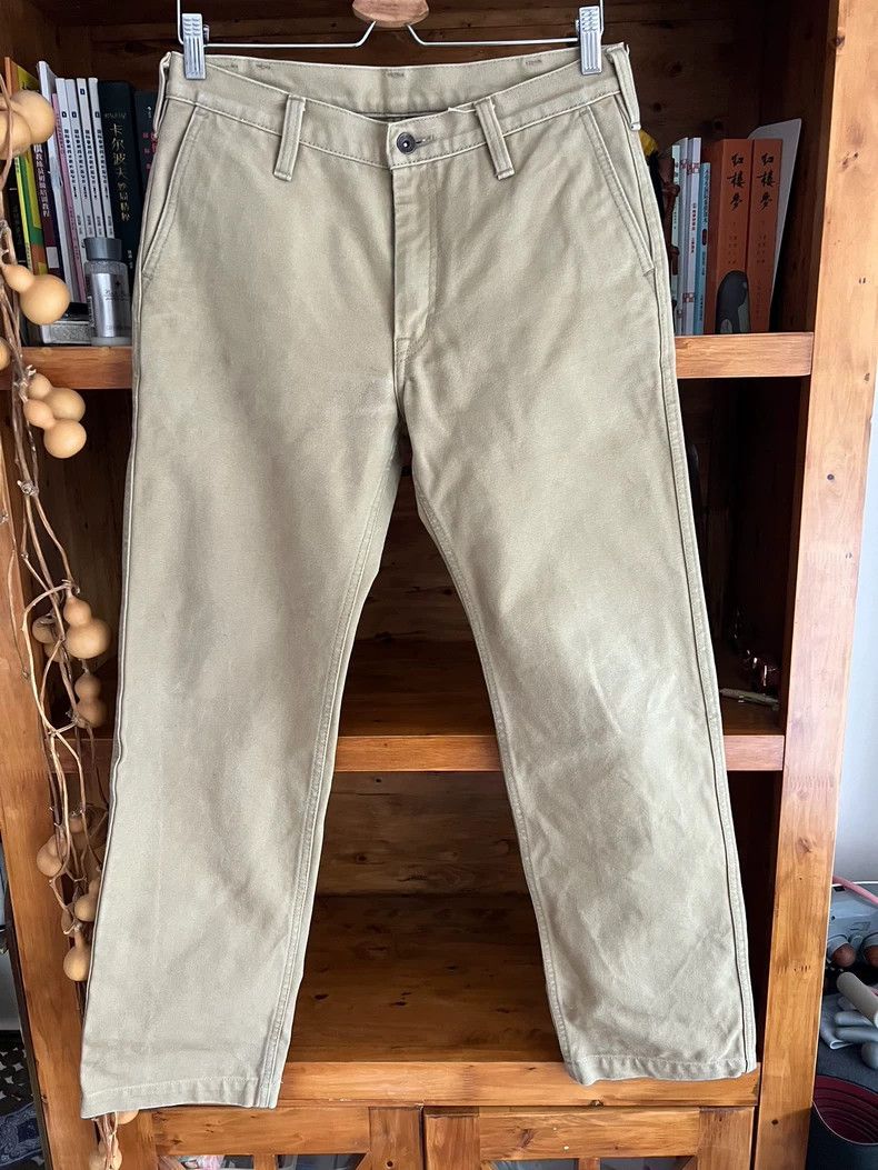 Iron Heart Iron heart Iron core heavy khaki overalls Size US 32 / EU 48 - 1 Thumbnail