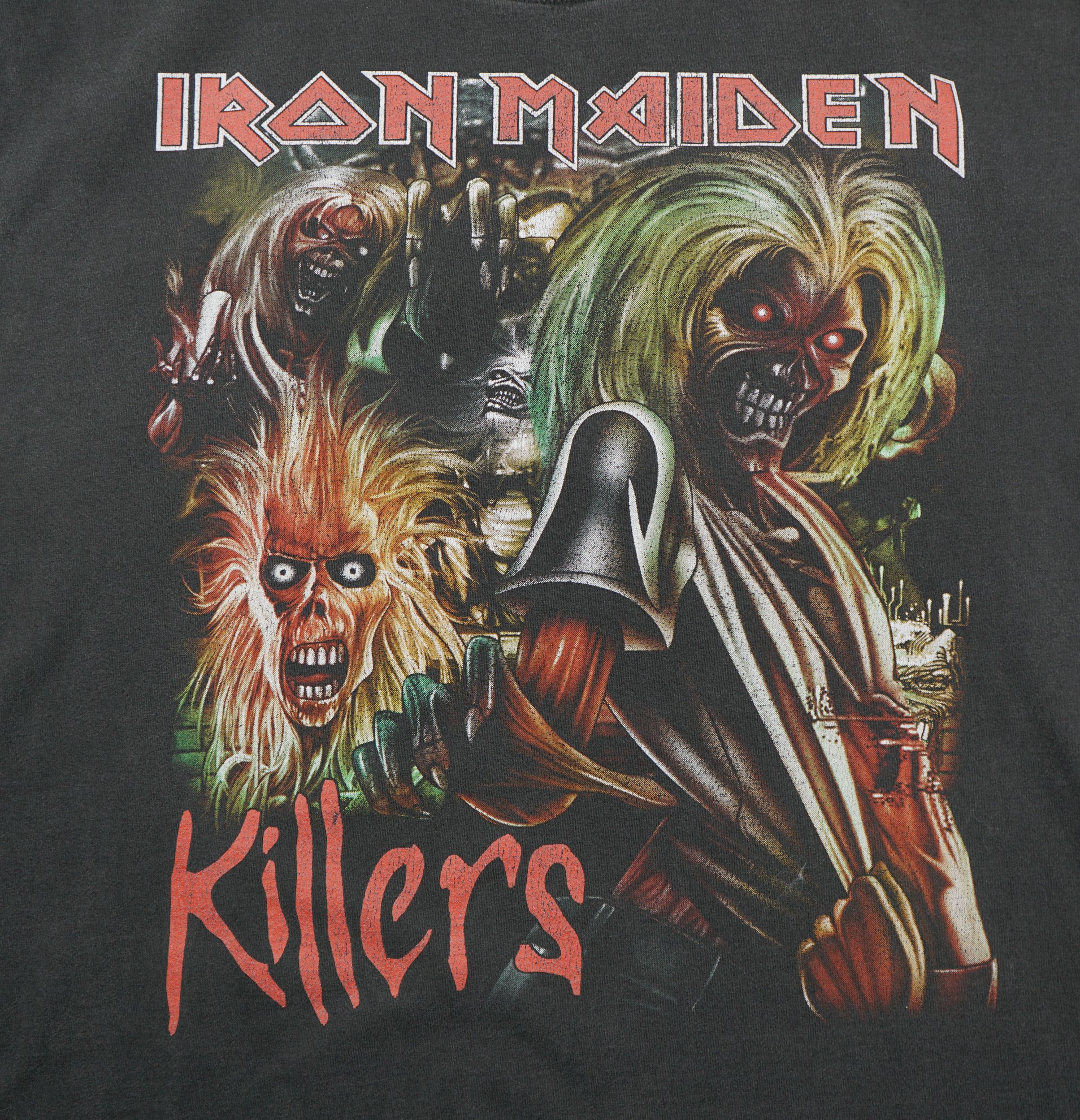 Band Tees × Vintage Vintage 1990s Iron Maiden Killers T-Shirt Size US XL / EU 56 / 4 - 2 Thumbnail