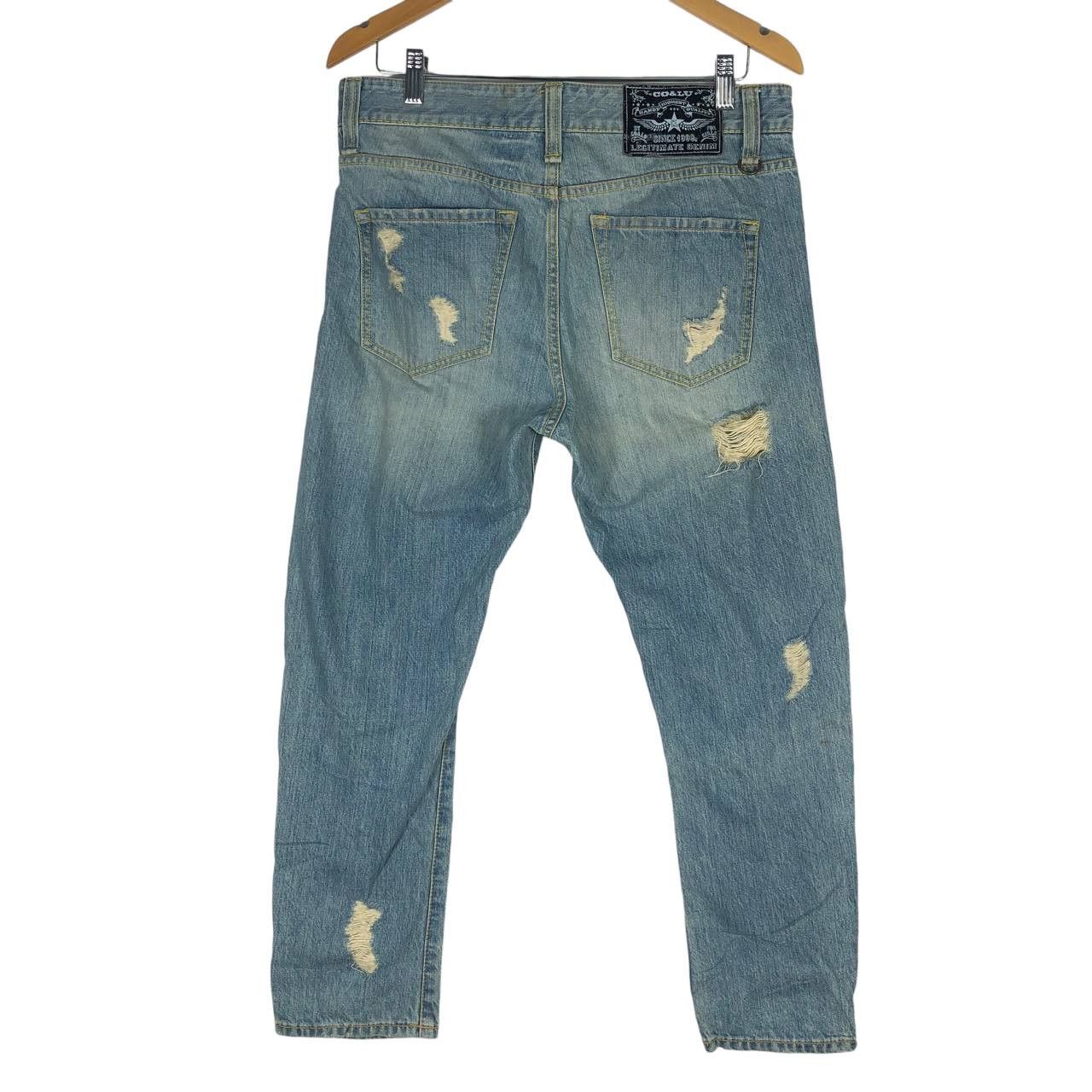 CO Vintage Co & Lu Original Denim Distressed Jeans Size 27" / US 4 / IT 40 - 4 Thumbnail