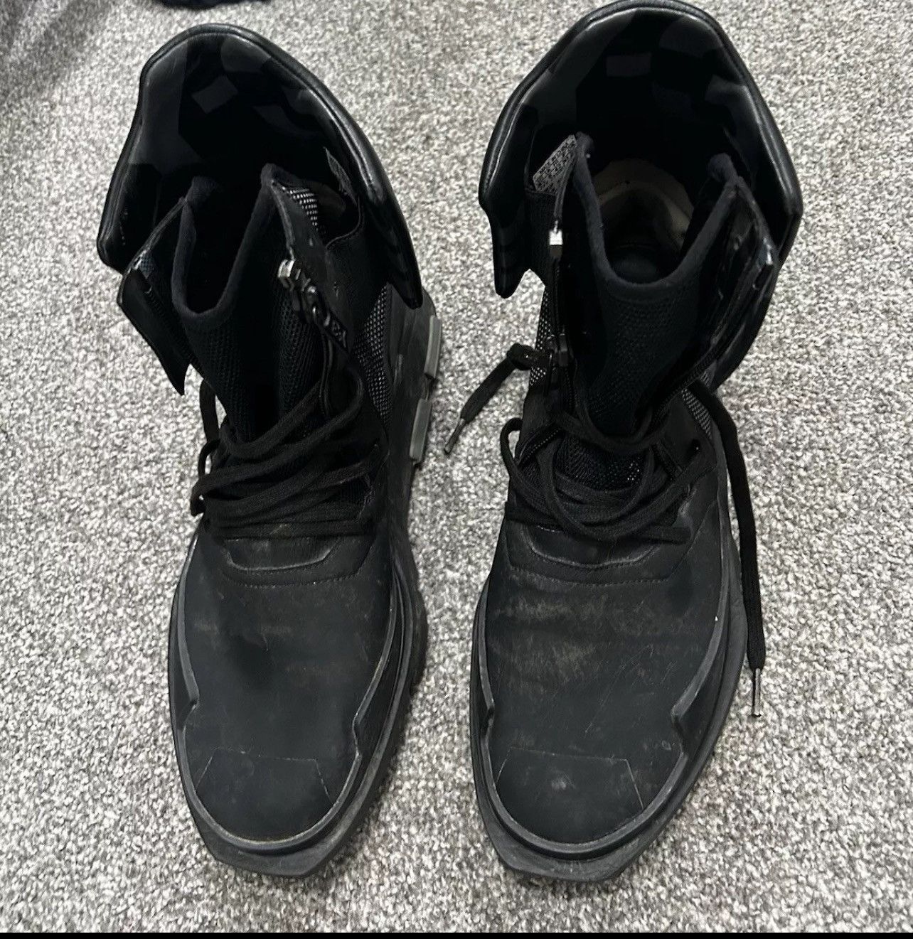 Adidas Y-3 Yohji Yamamoto Adidas High Top Sneakers In Black. Size 8 Size US 8 / EU 41 - 5 Thumbnail