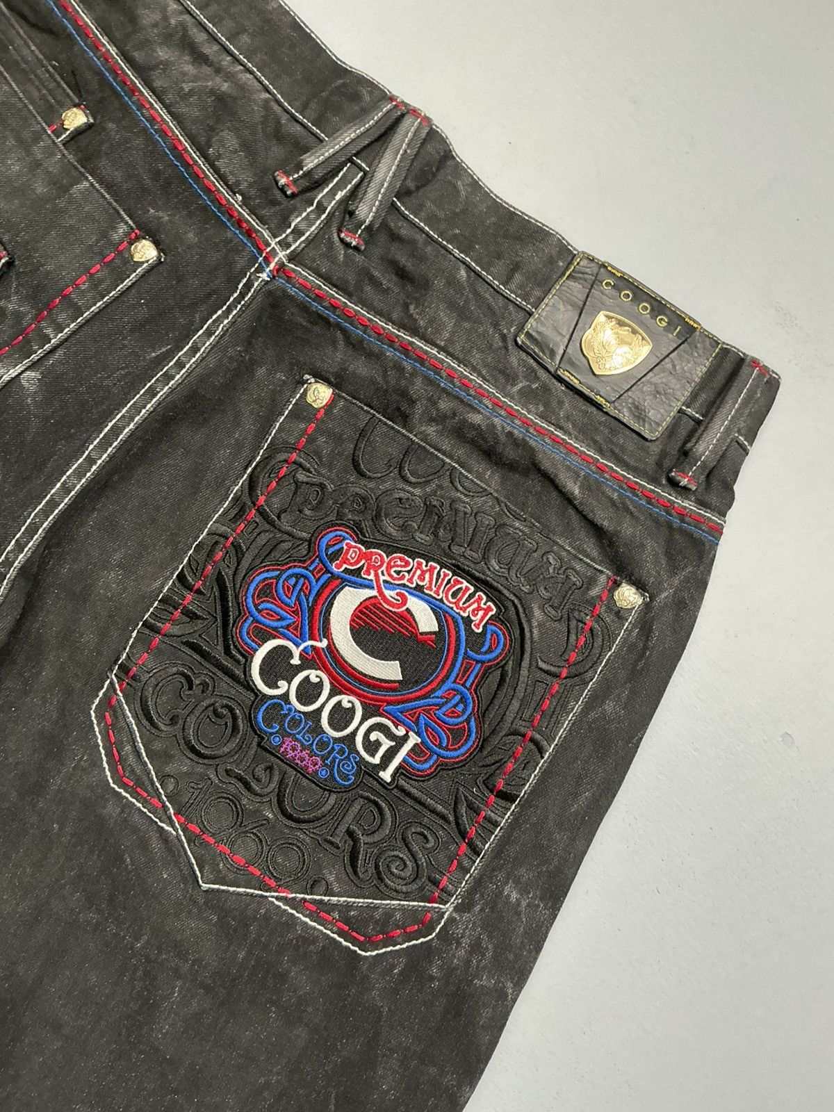 Coogi Vintage coogi crazy patterns embroidered denim Size US 38 / EU 54 - 13 Thumbnail