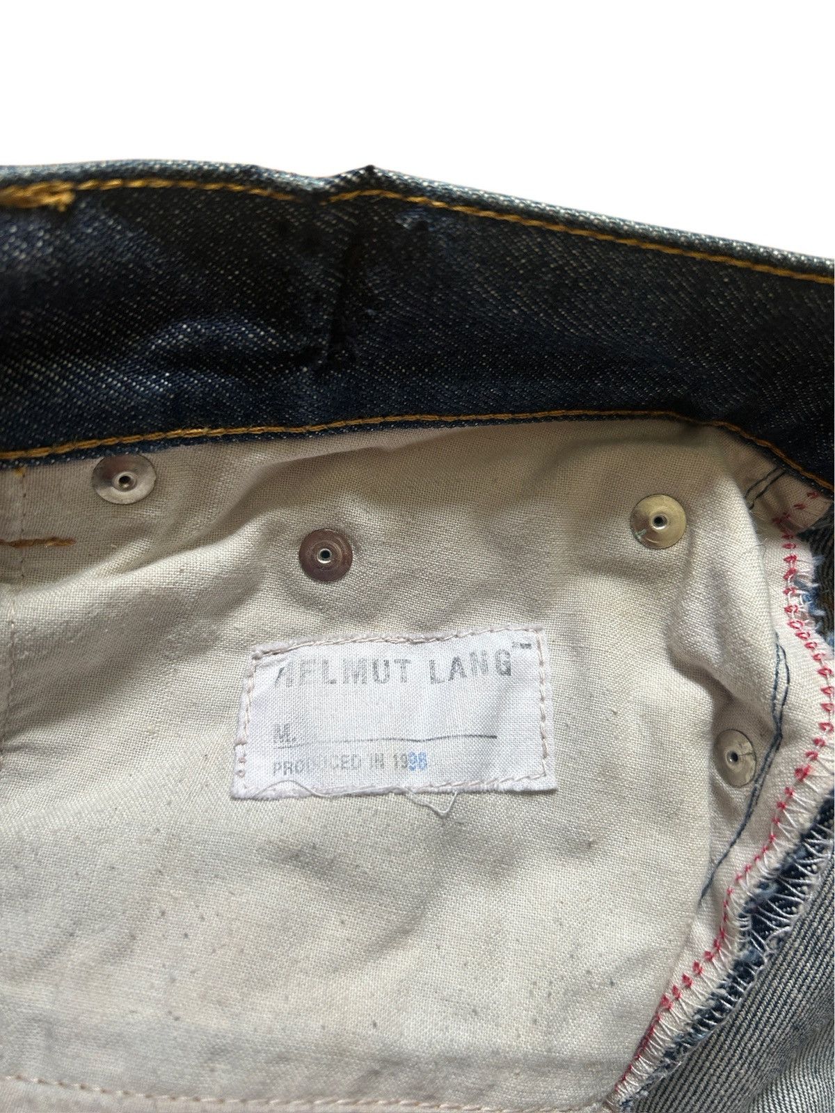 Helmut Lang Rare Archive Helmut Lang 1998 Straight Jeans Size US 28 / EU 44 - 3 Thumbnail