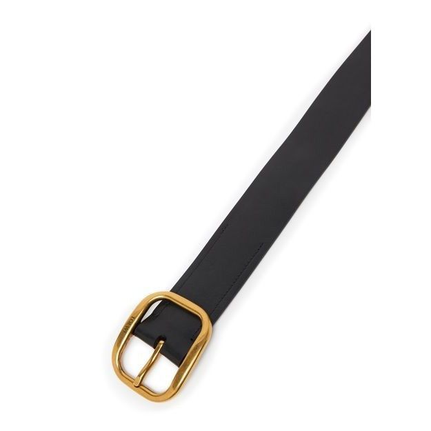 Loewe LOEWE Soft Rounded Black Leather Belt New & Authentic (Women Size ONE SIZE - 3 Thumbnail