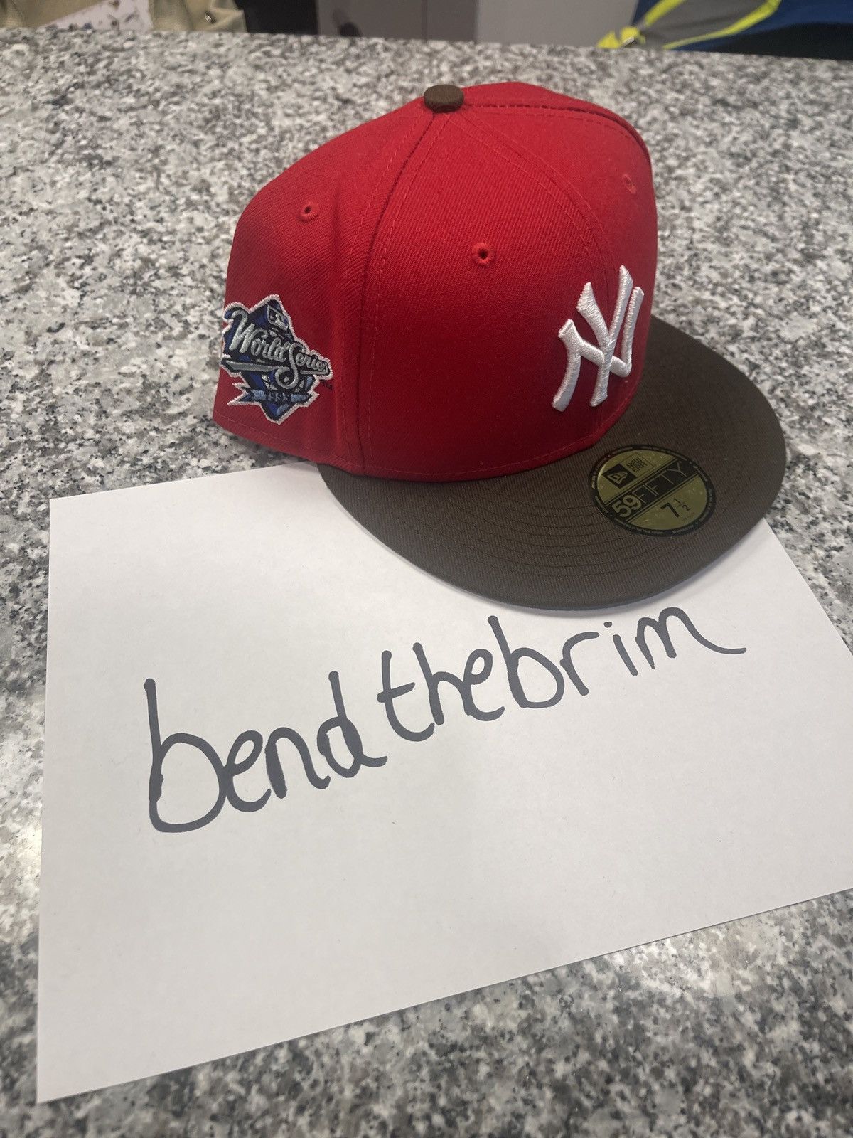 image of Lids Hd Manalo New York Yankees 7 1/2 in Red, Men's