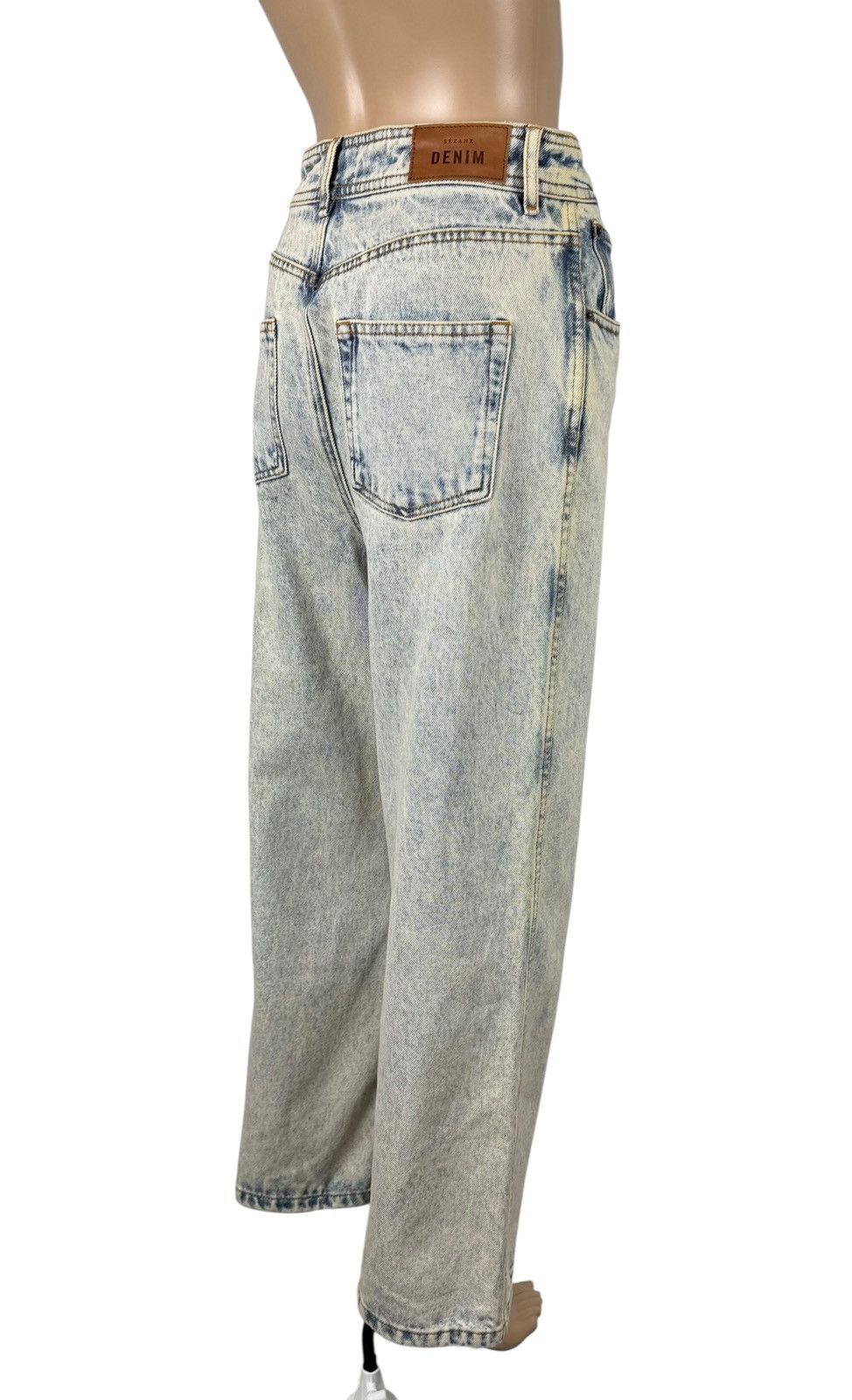 Sezane Sezane Denim Wide Leg Jeans Cotton size 36 Size 26" / US 2 / IT 38 - 5 Thumbnail
