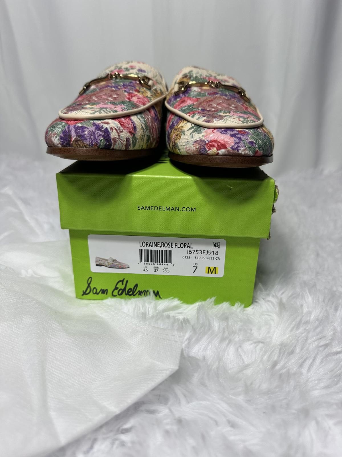 Other Sam Edelman Floral Print Loafers Size US 7.5 / IT 37.5 - 6 Thumbnail